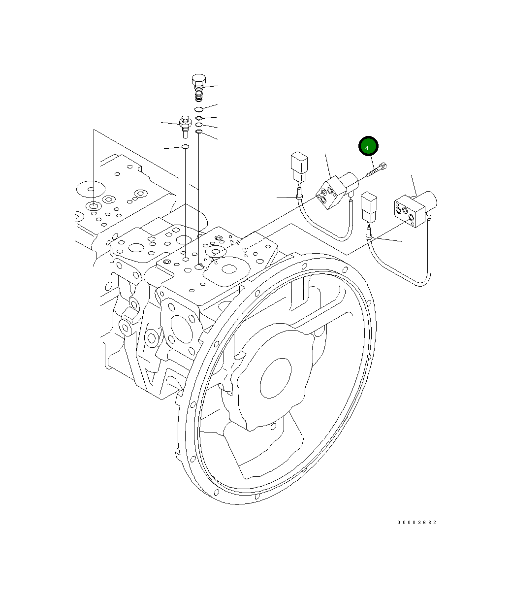 Болт 01252-60635 Komatsu