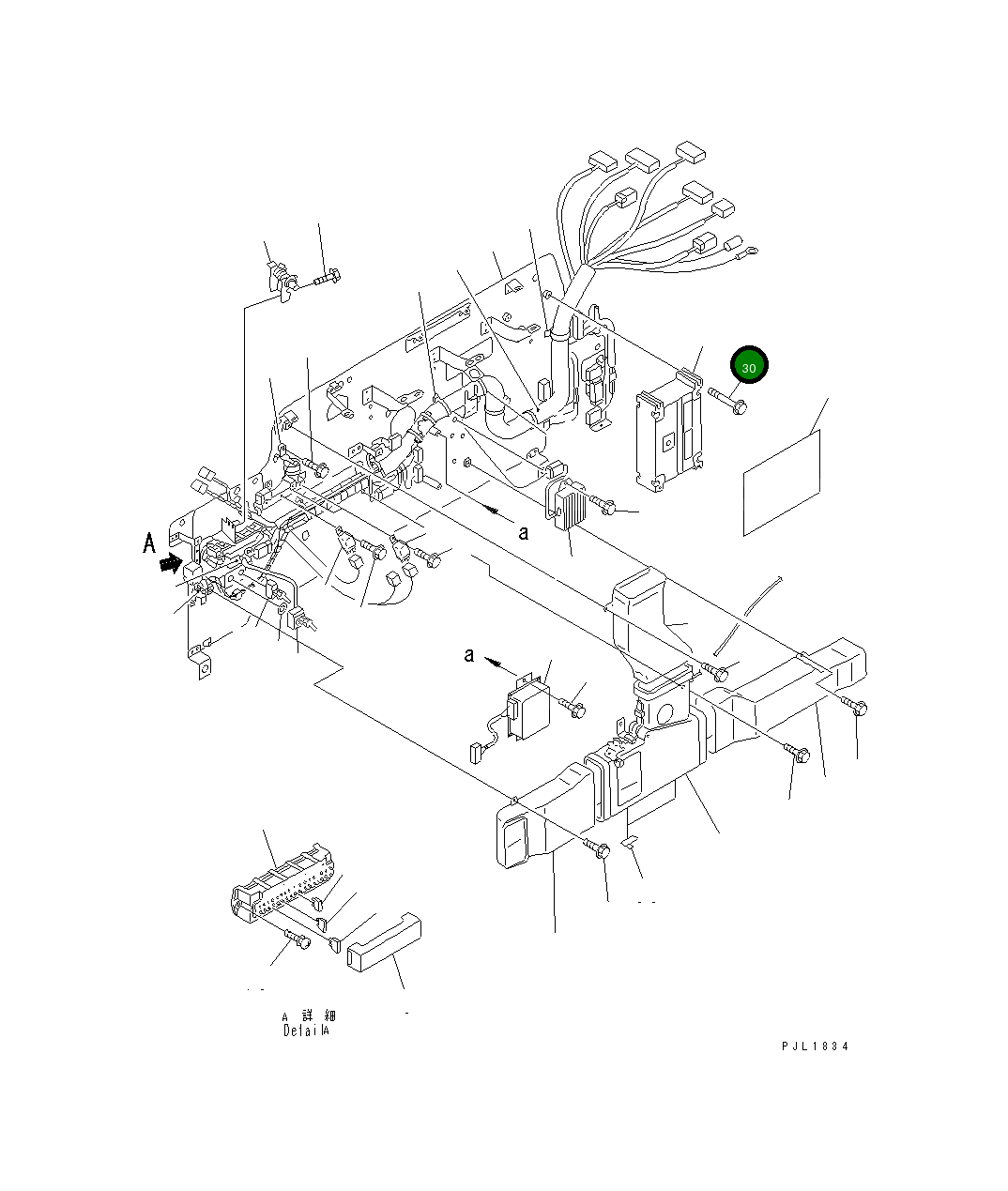 Болт 01435-40880 Komatsu