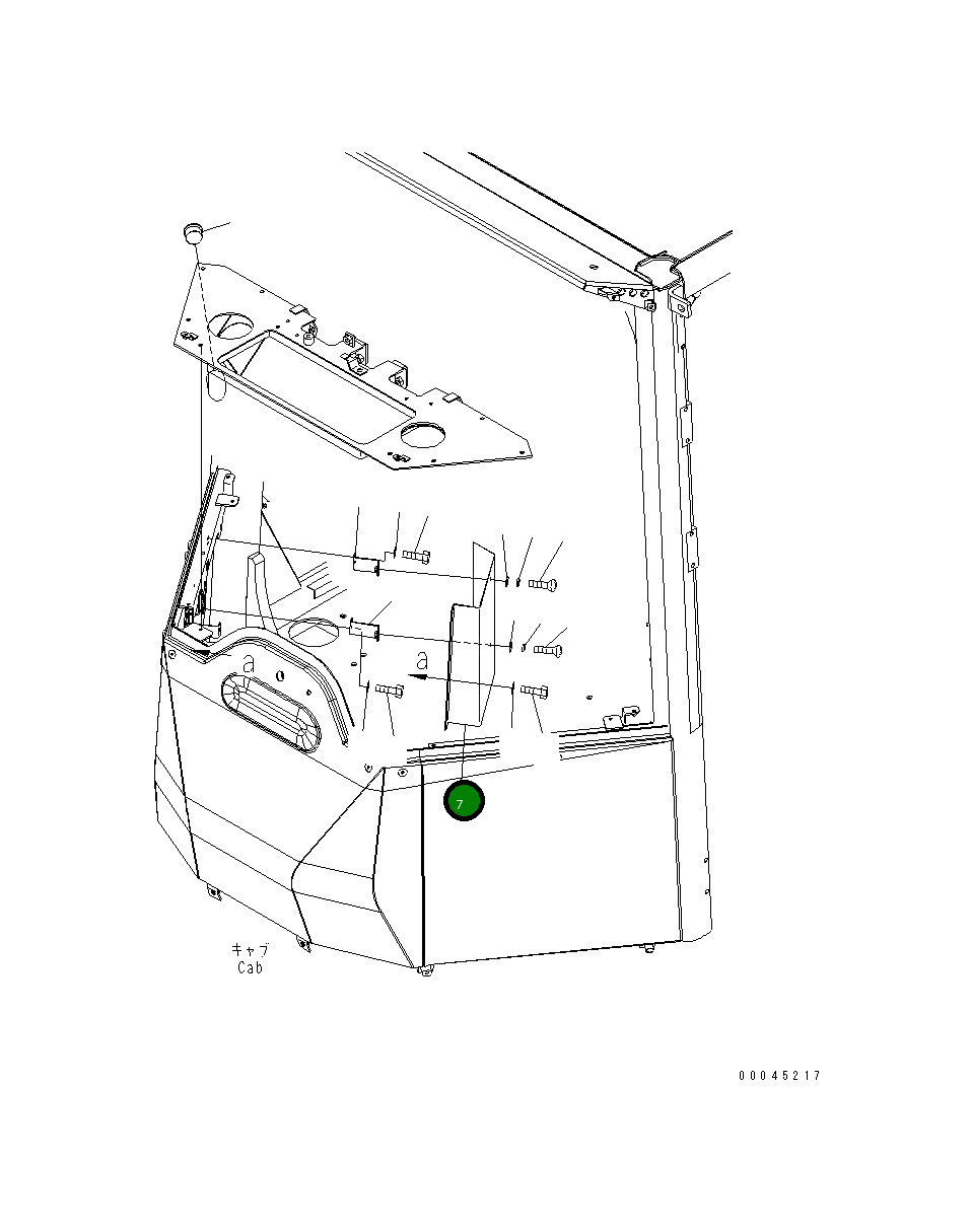 Крышка 423-54-33371  Komatsu