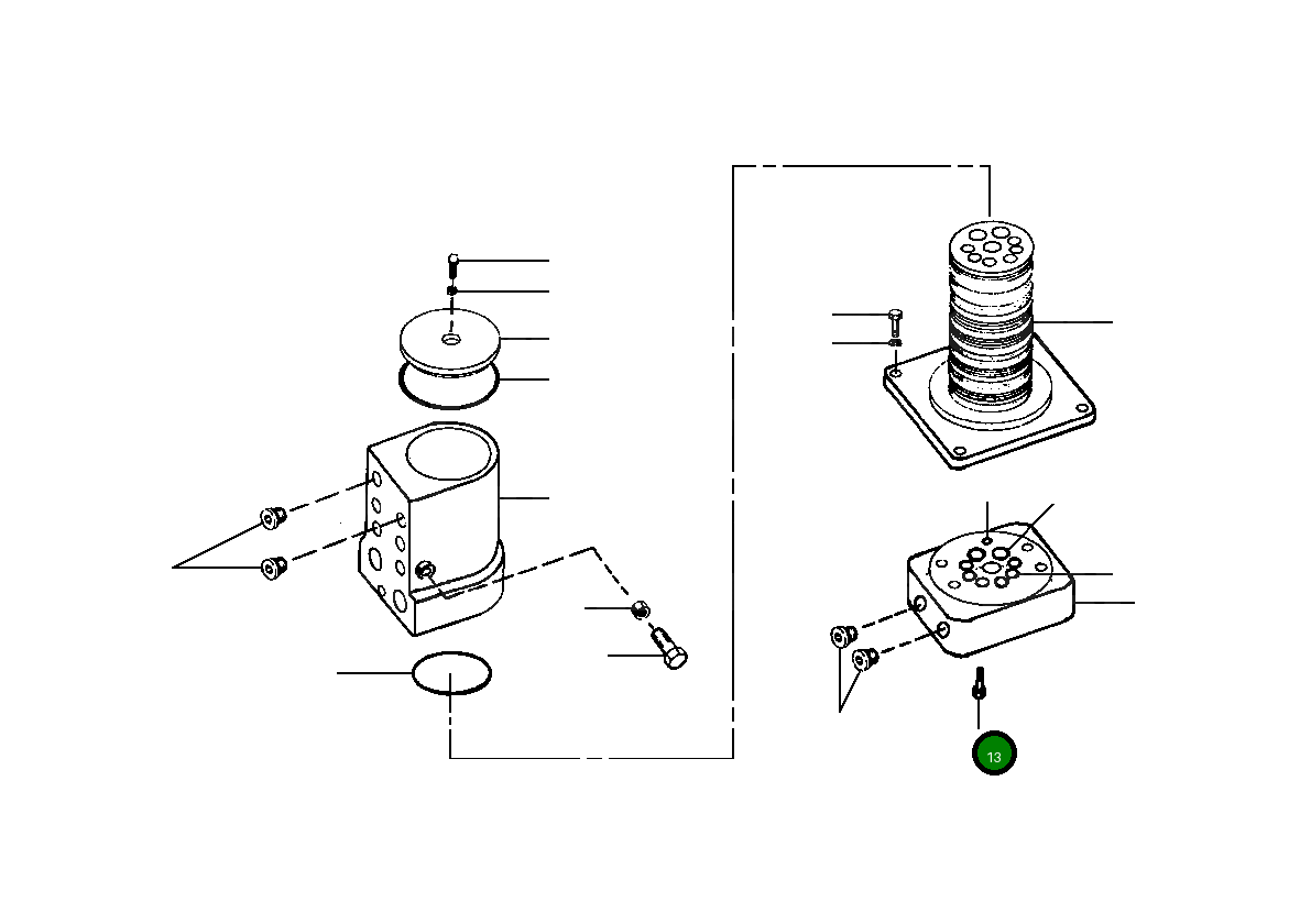 Болт 82 765 Komatsu