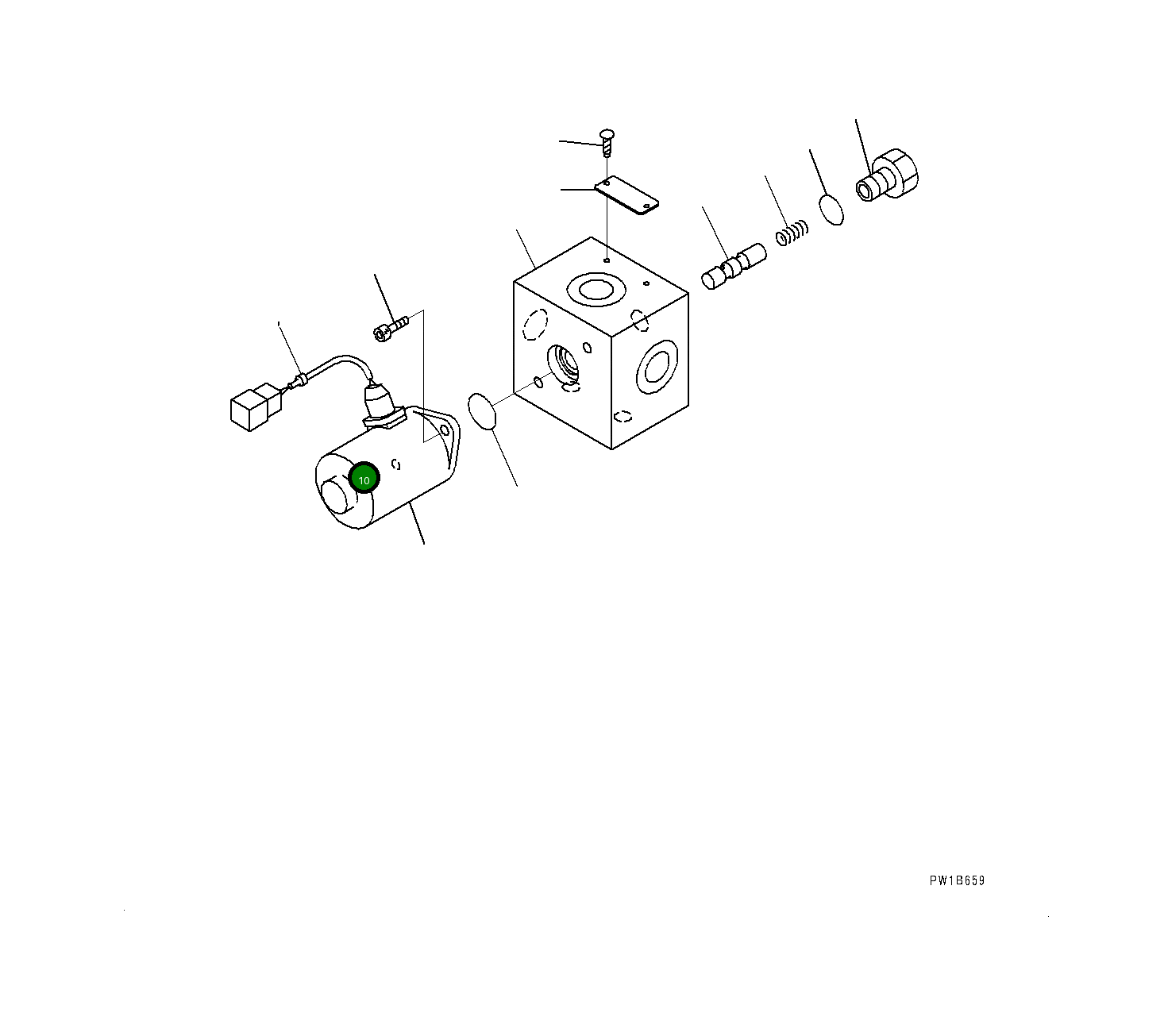 Болт NY81446-05010 Komatsu
