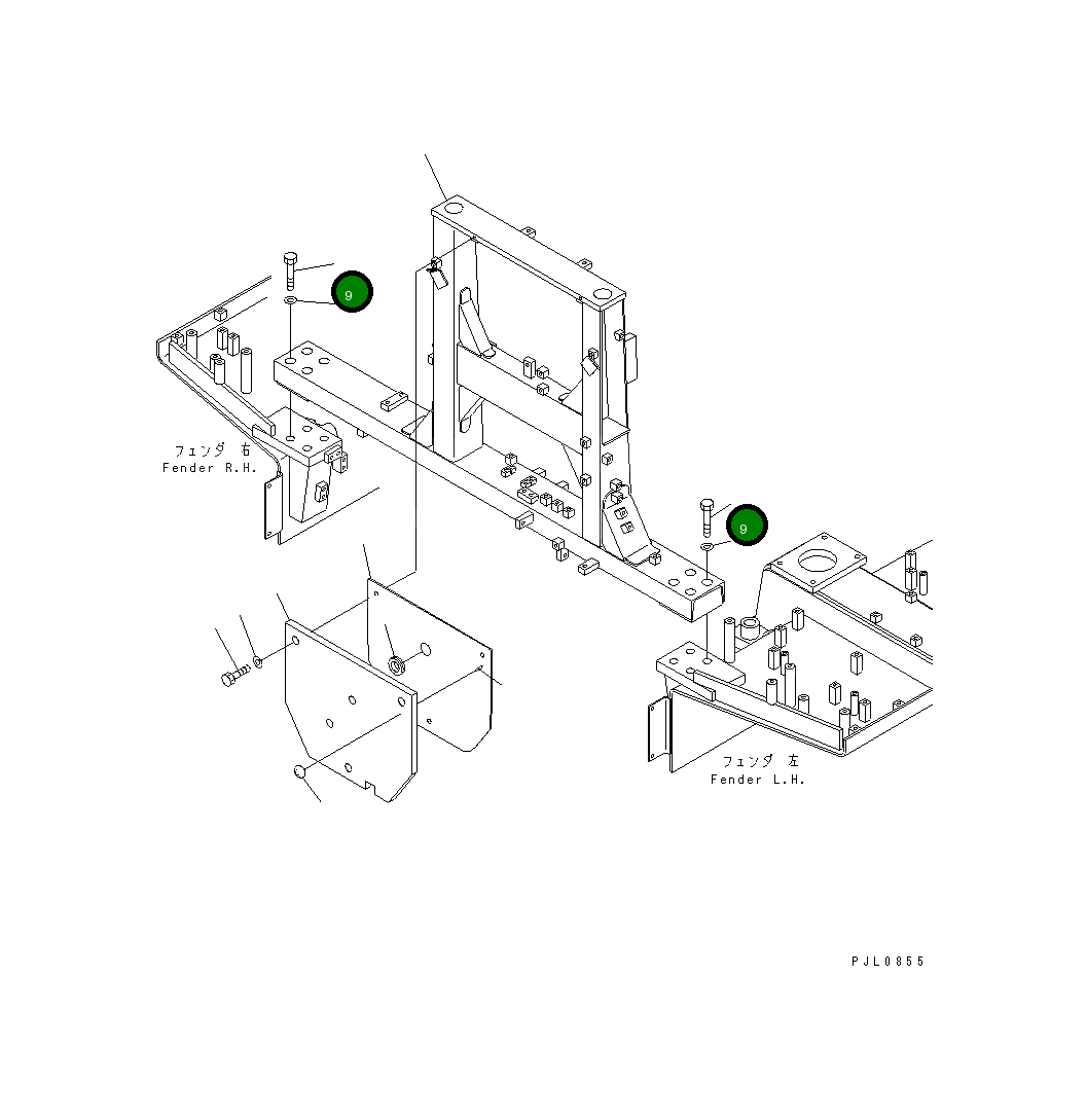 Болт 01011-82725 Komatsu