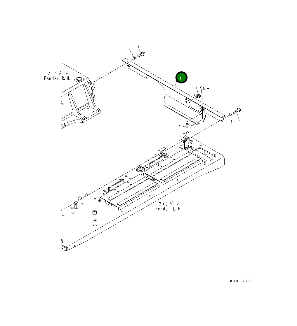 Крышка 154-54-75311 Komatsu