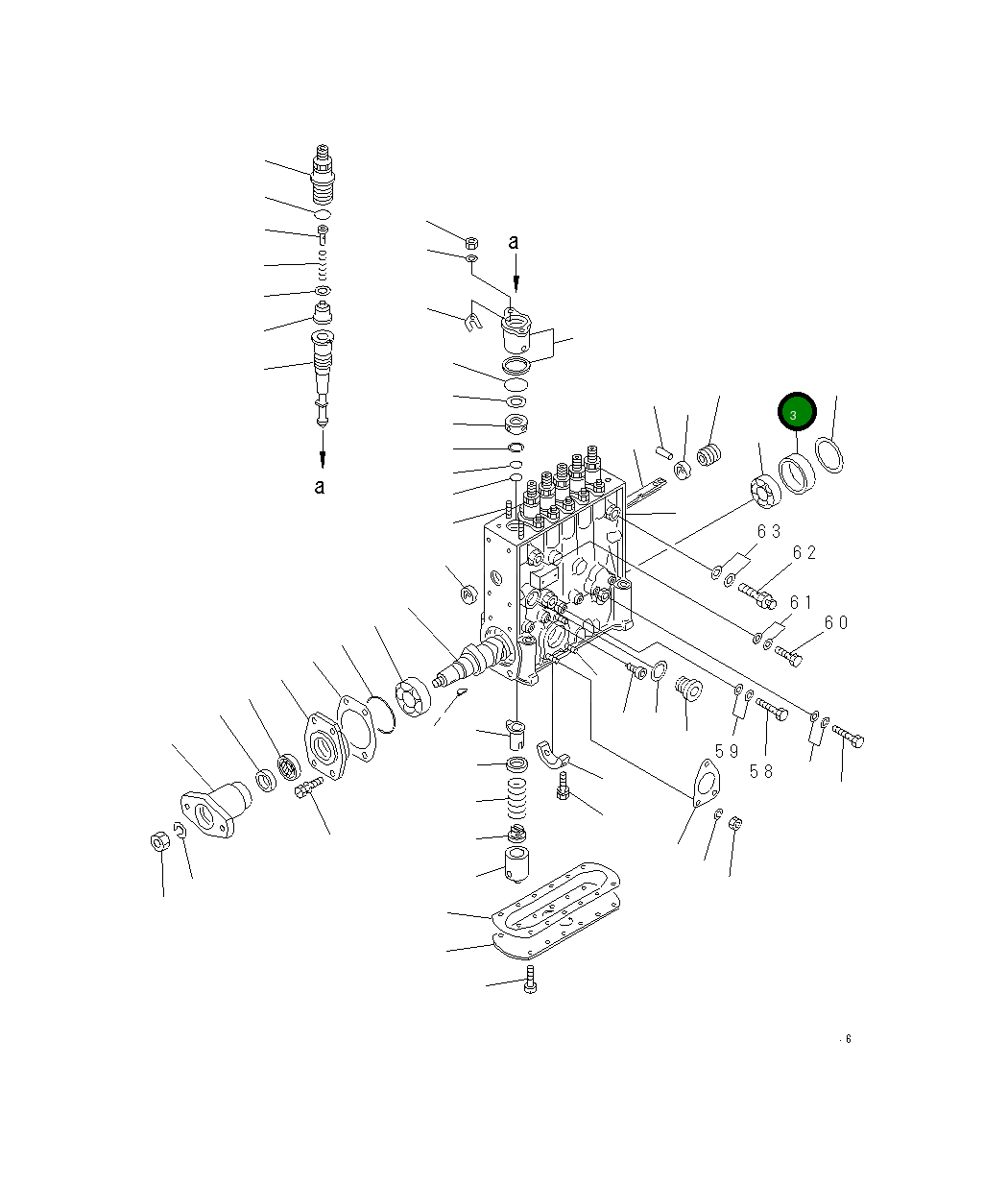 Кольцо DK134311-0000 Komatsu