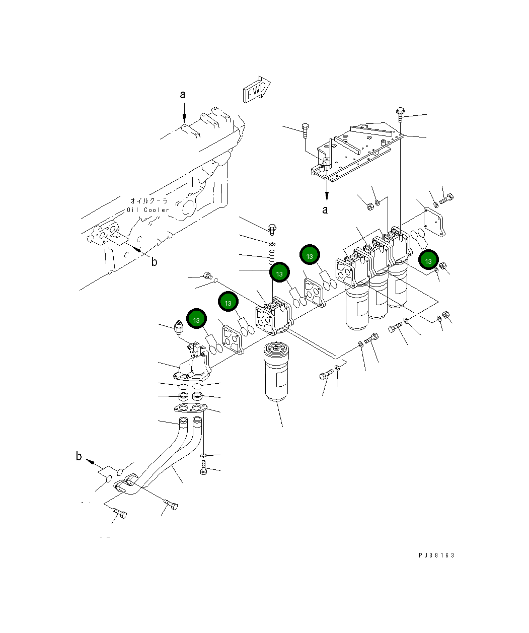 Кольцо уплотнительное (O-Ring) 6215-51-6790 Komatsu