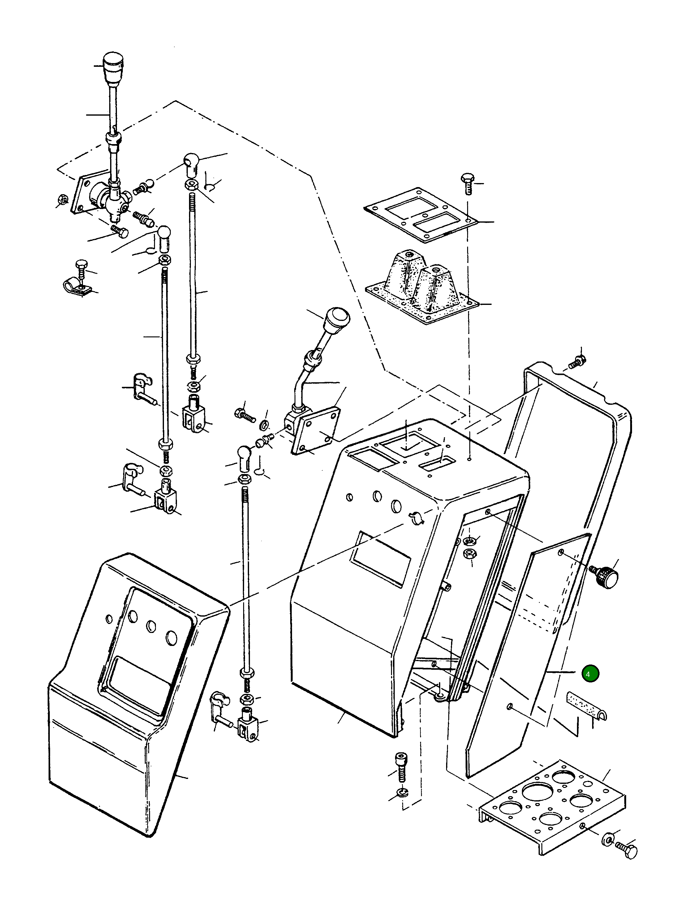 Крышка 4241370M1  Komatsu
