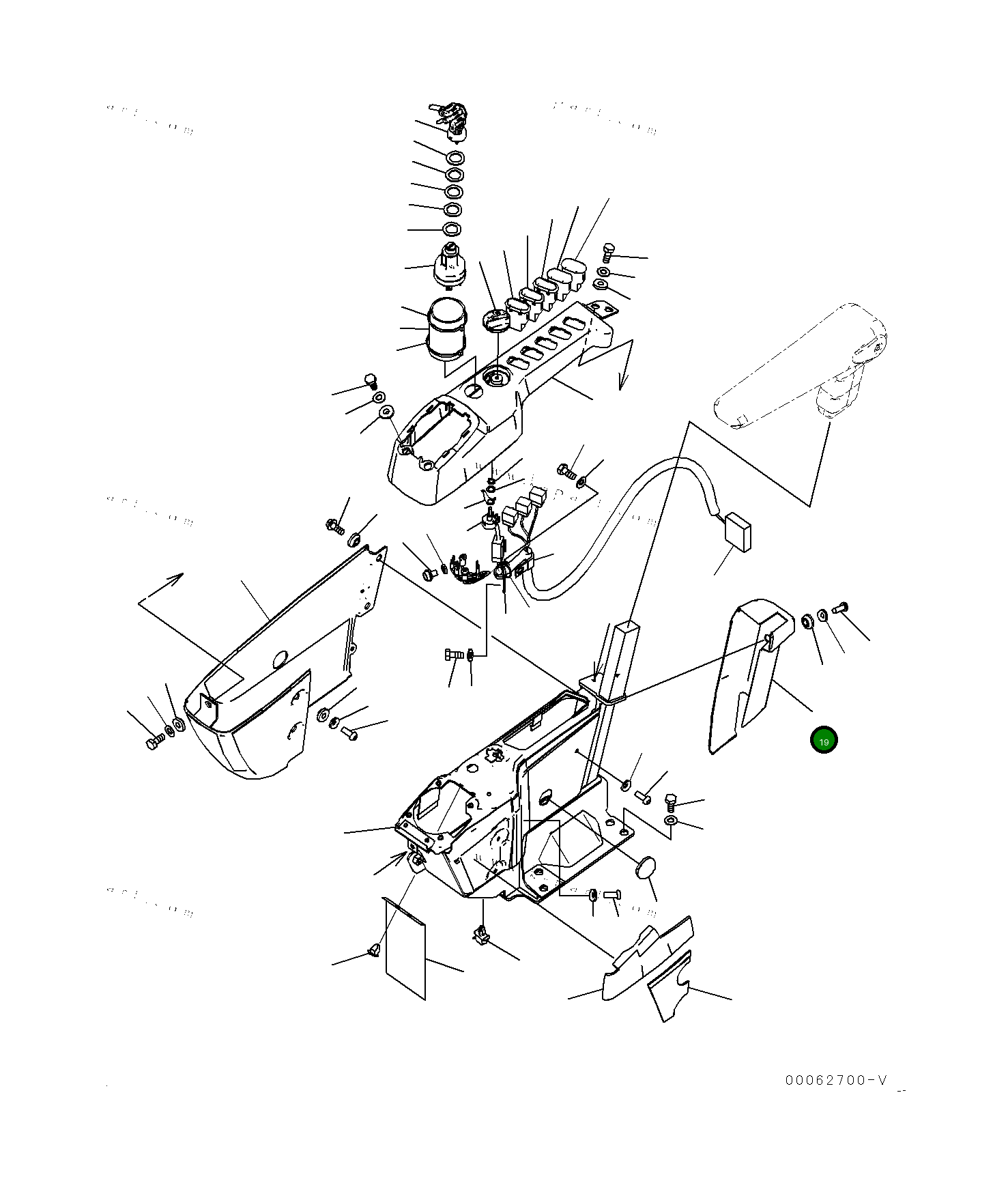 Крышка 20Y4341353  Komatsu