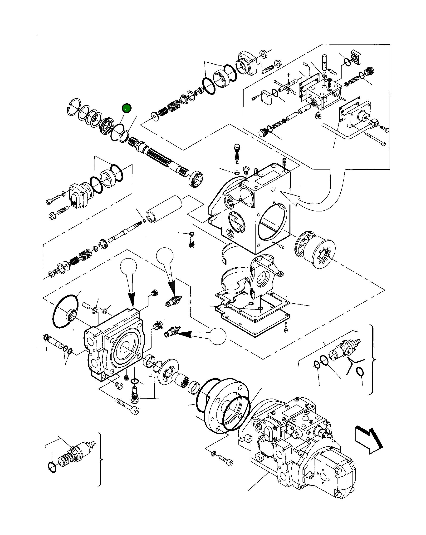 Кольцо уплотнительное (O-Ring) 840225122 Komatsu