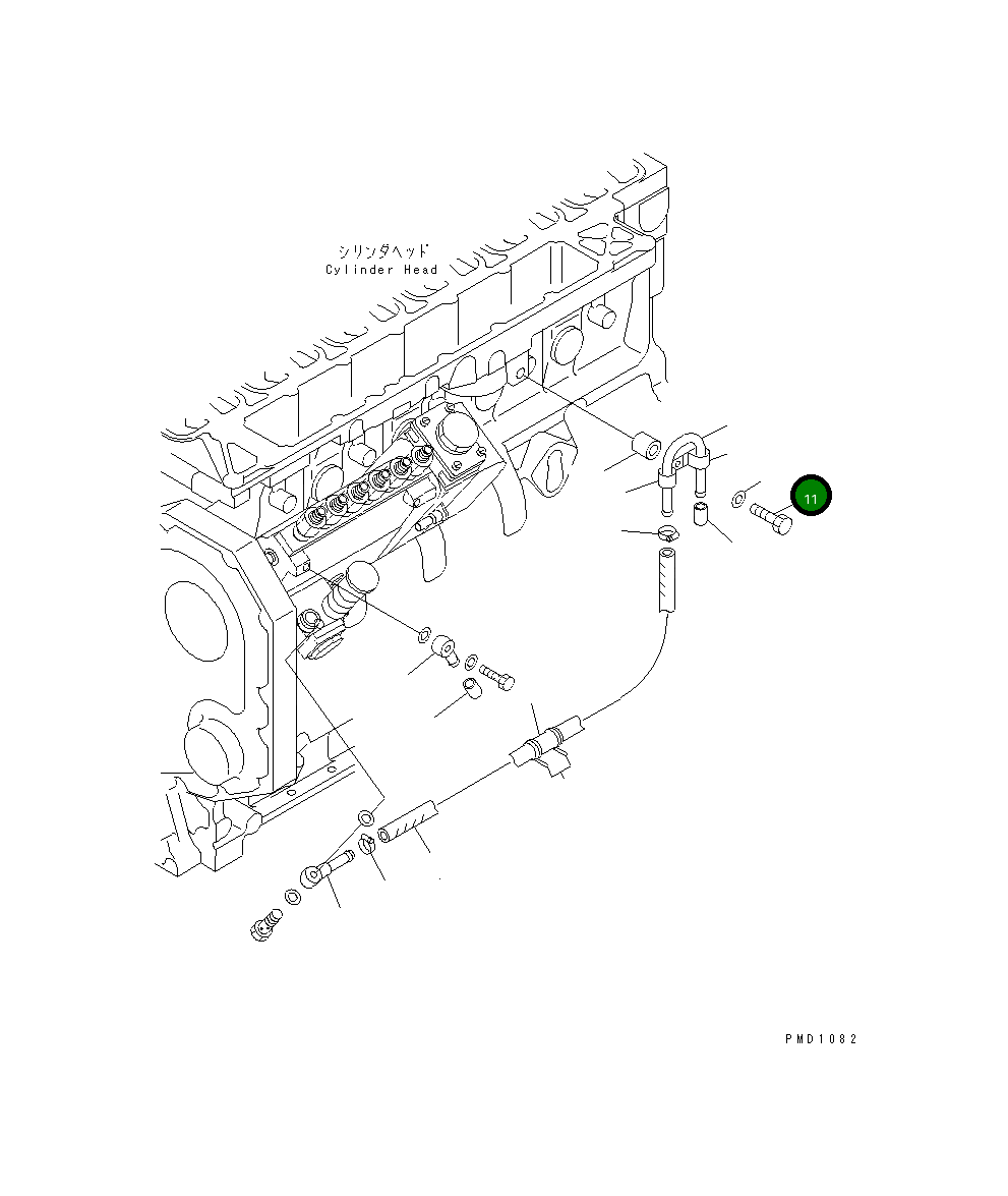 Болт 01050-51240 Komatsu
