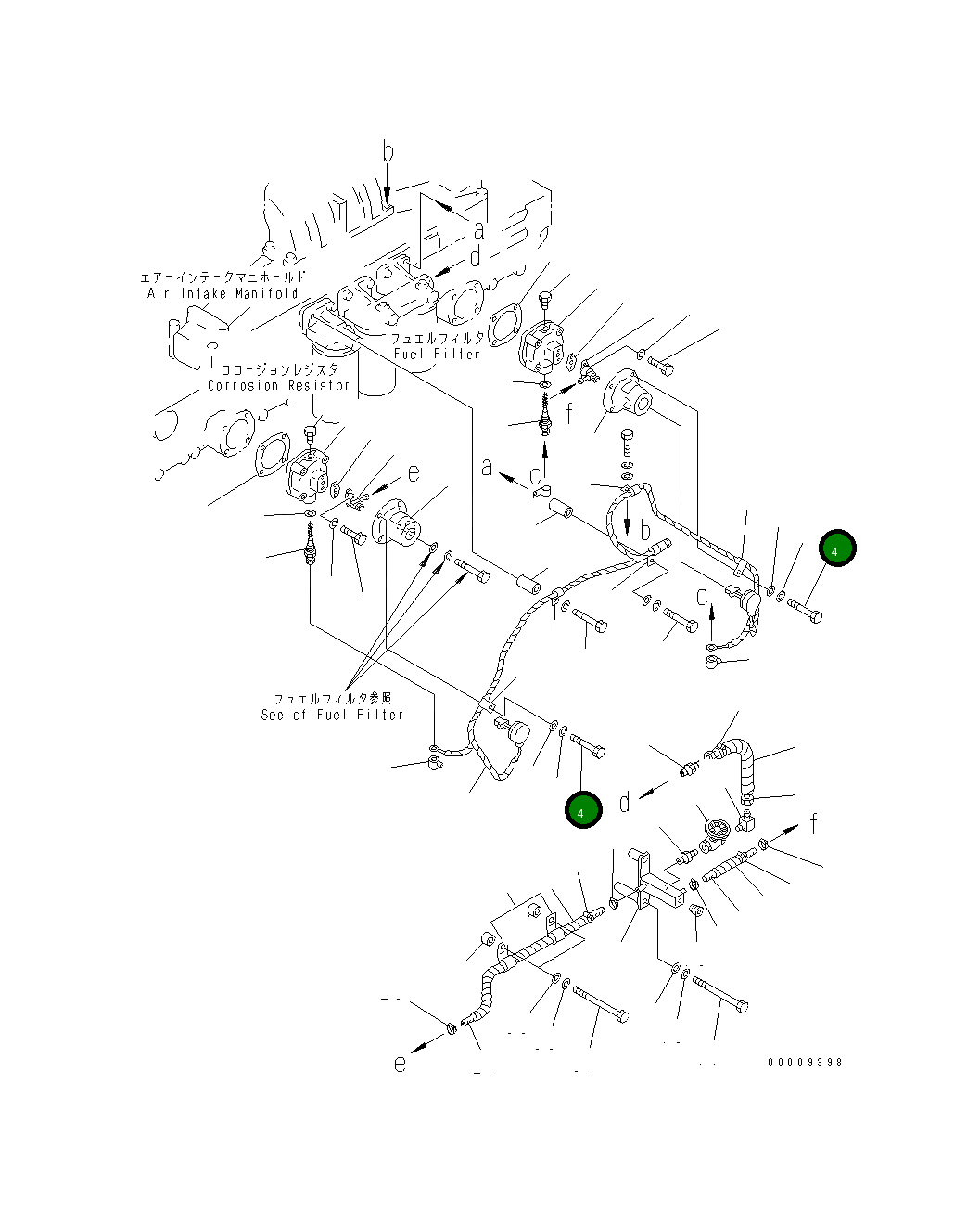 Болт 01010-30860 Komatsu