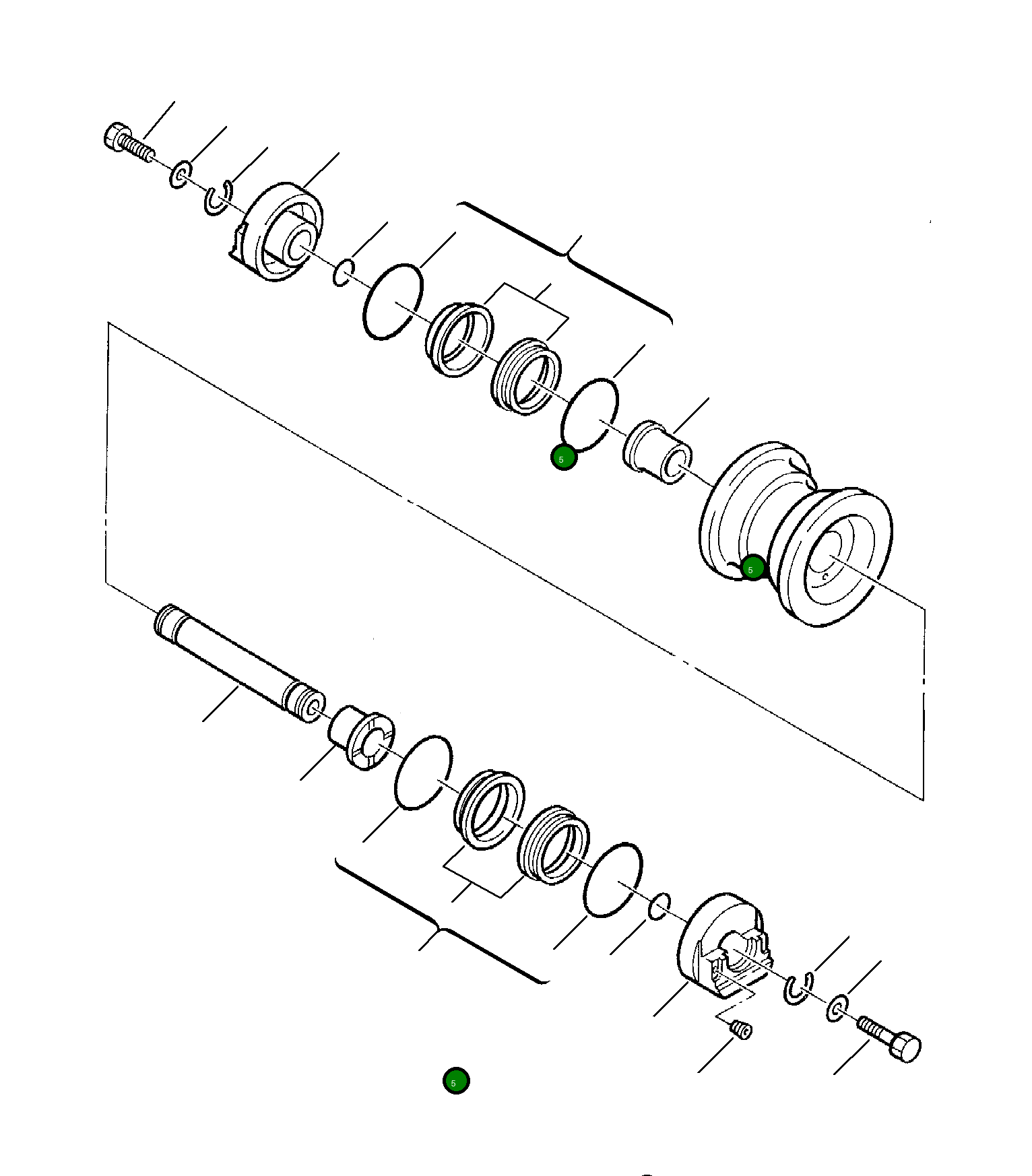 Кольцо уплотнительное (O-Ring) 855661131 Komatsu