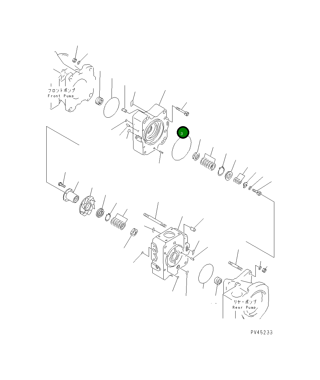 Кольцо уплотнительное (O-Ring) 07000-45165  Komatsu