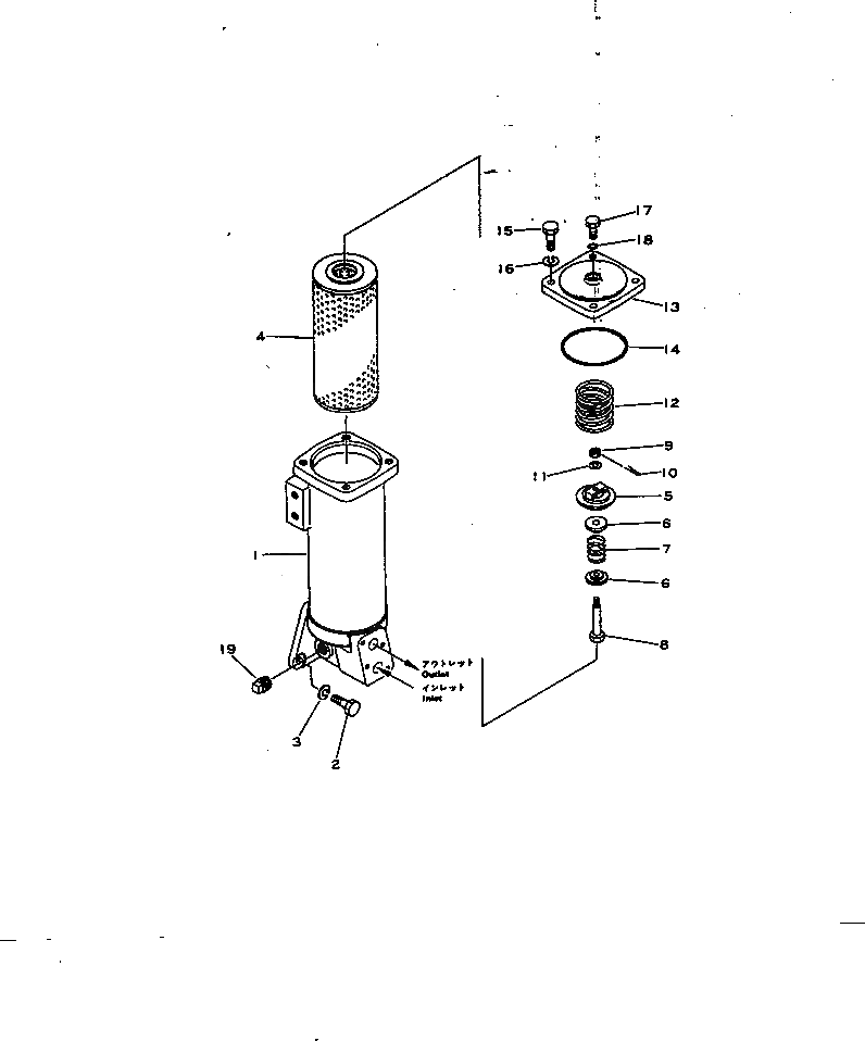 Болт 145-49-12440 Komatsu