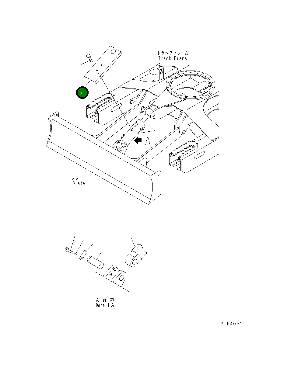 Крышка 21U-71-31223 Komatsu