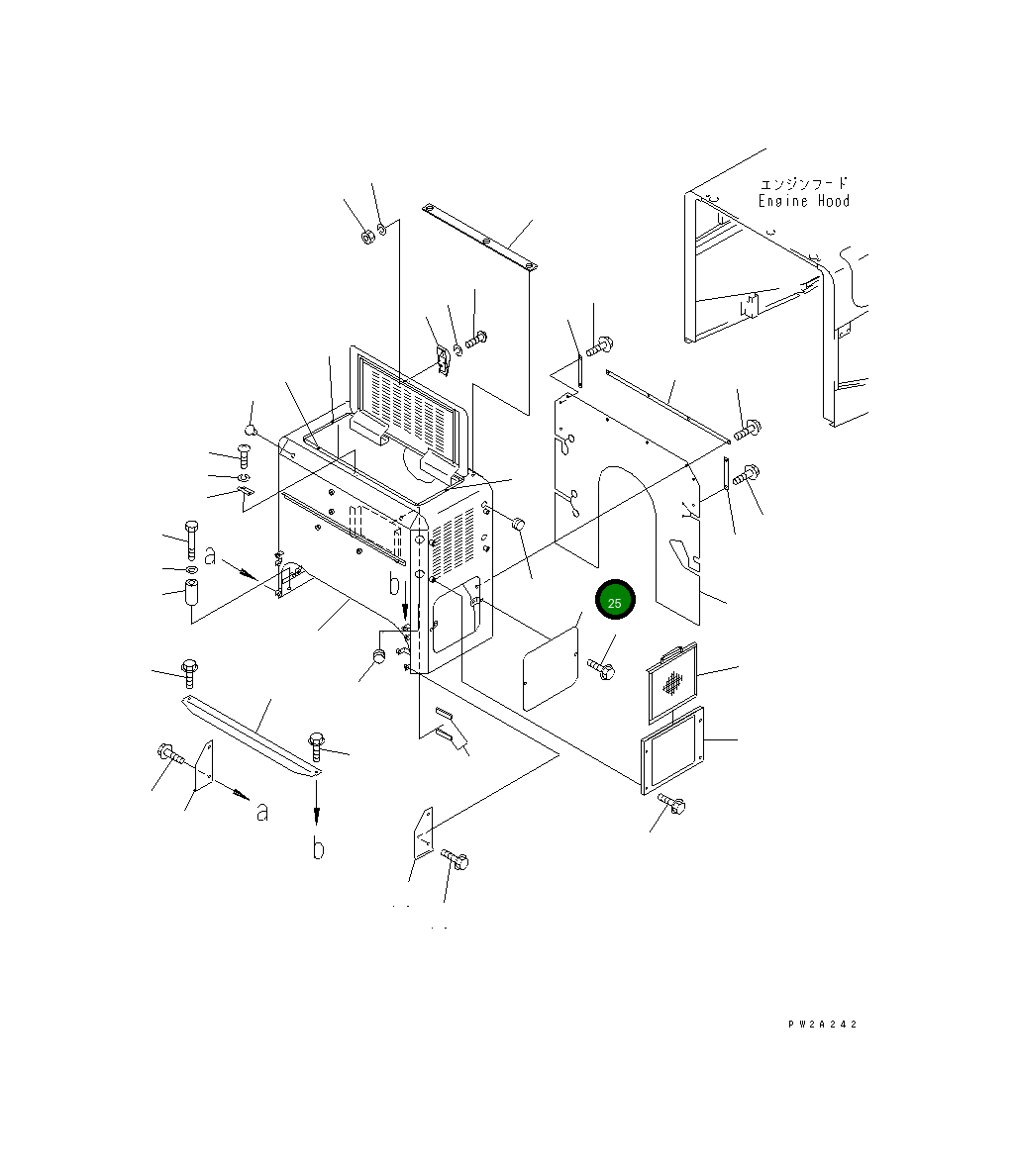 Крышка 421-54-23671 Komatsu