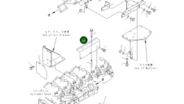 Крышка 6217-11-9821 Komatsu