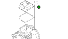 Крышка 17M-15-45810 Komatsu