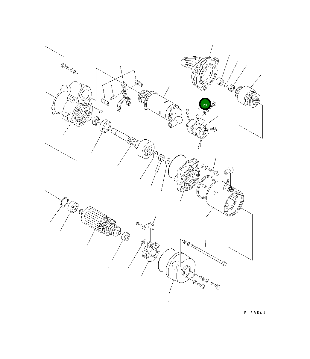 Болт KD0-0270-06552 Komatsu