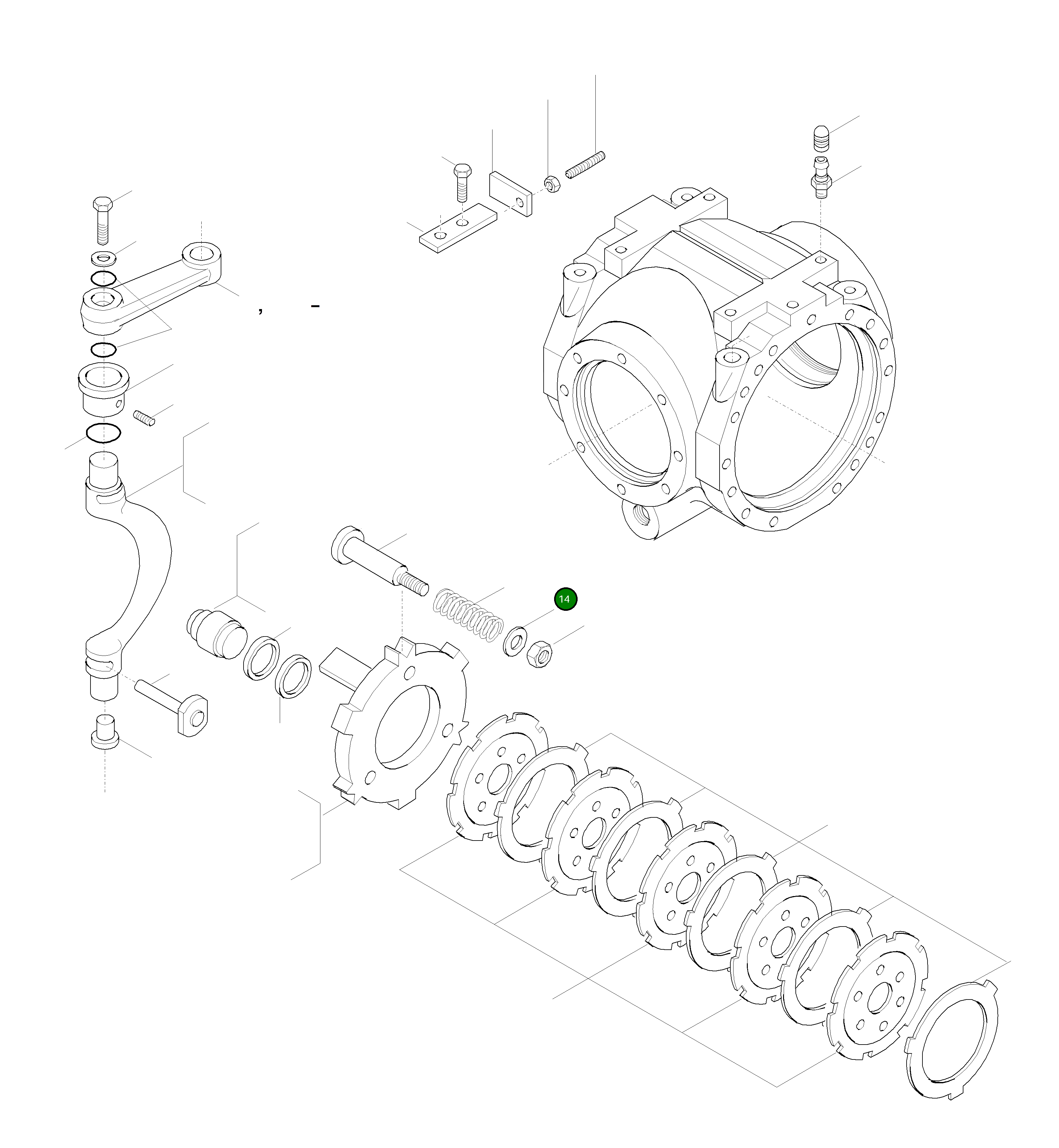 Кольцо уплотнительное (O-Ring) 42U-23-H0P82 Komatsu