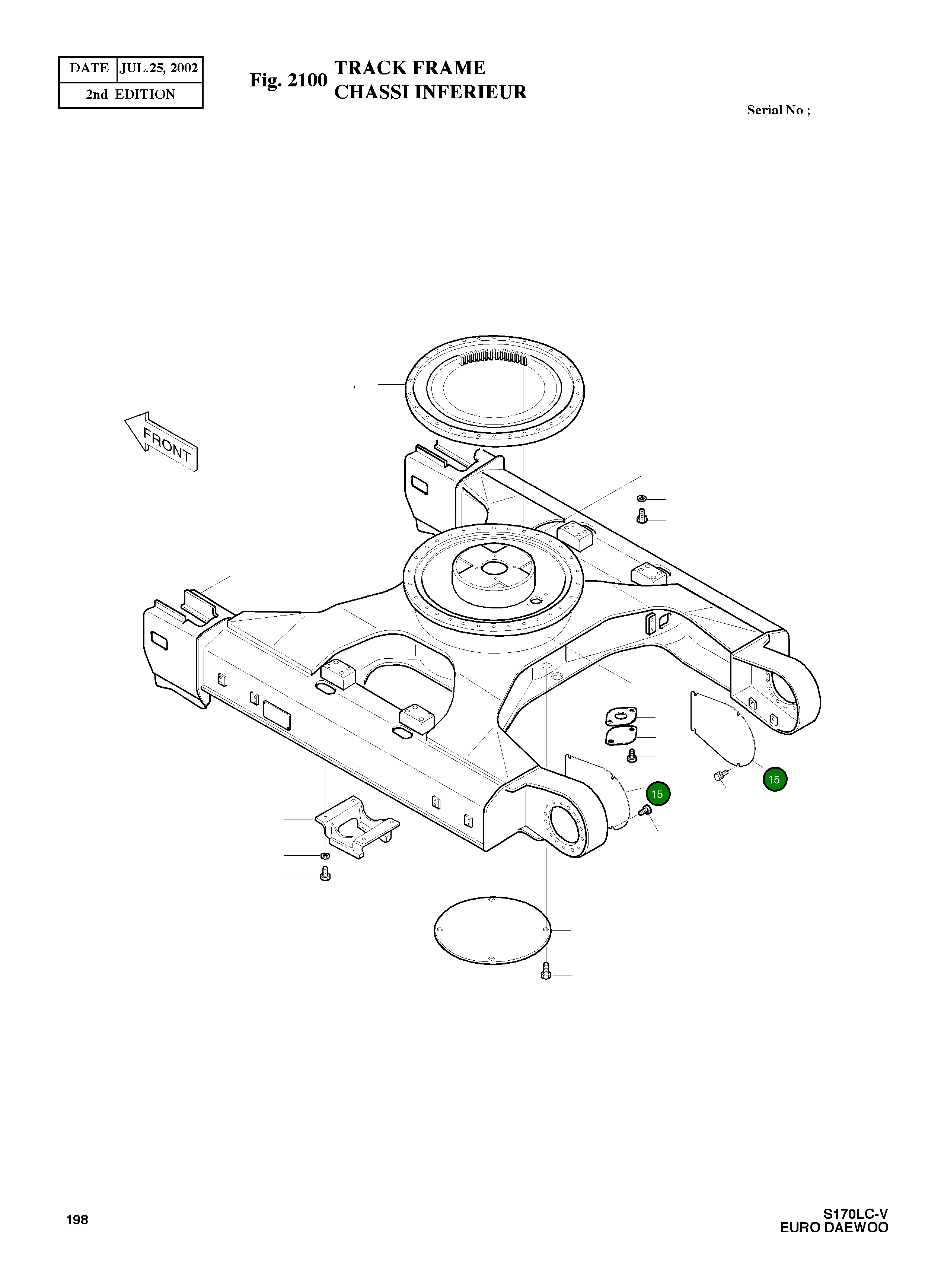 Крышка 621-00236 Komatsu