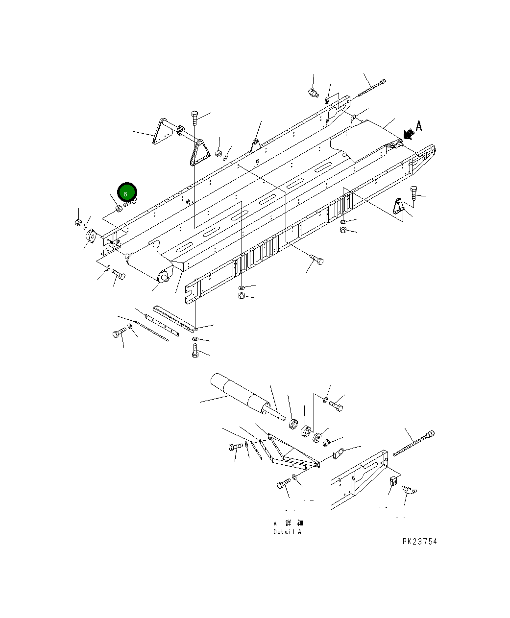 Болт 01016-51245 Komatsu