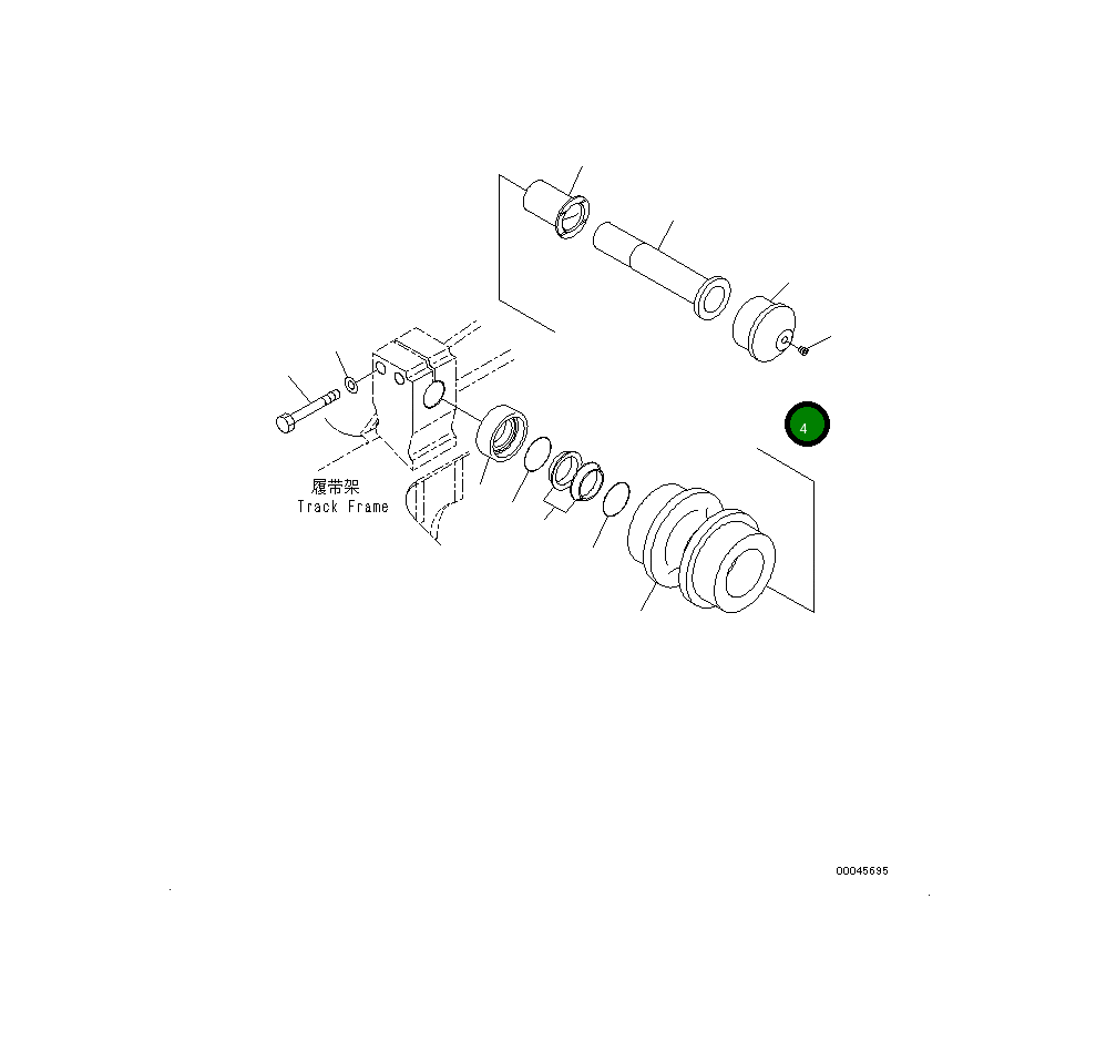 Крышка 20Y-30-43240 Komatsu
