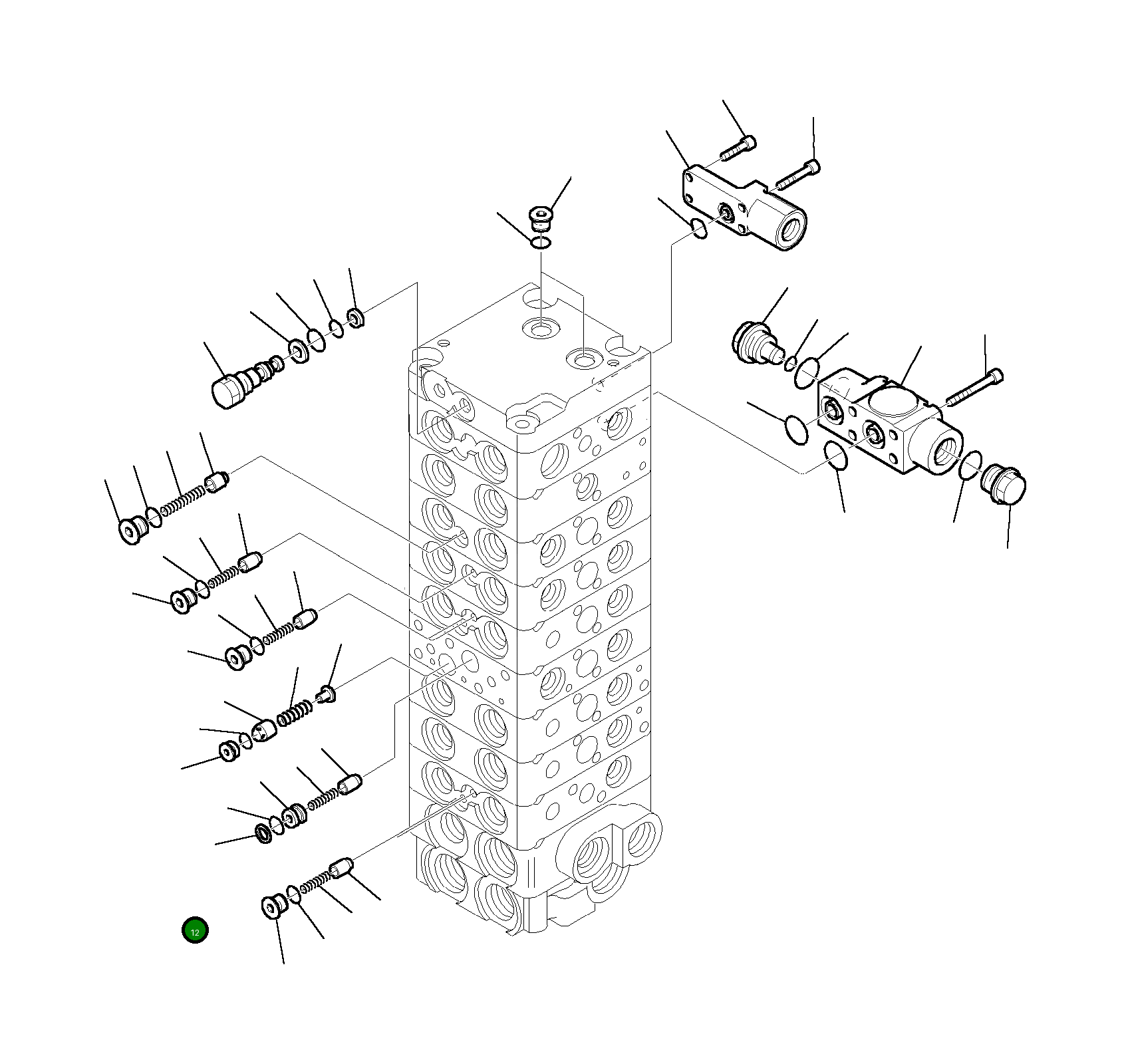 Кольцо уплотнительное (O-Ring) 890001930 Komatsu