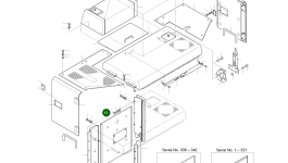 Крышка 2621-3709B Komatsu