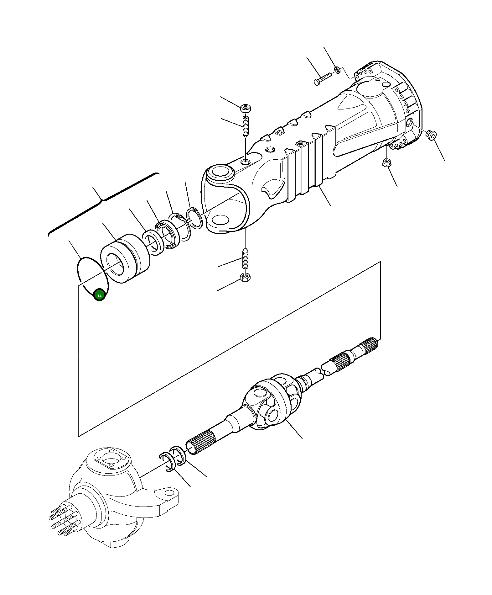 Кольцо уплотнительное (O-Ring) 226-22-11620  Komatsu