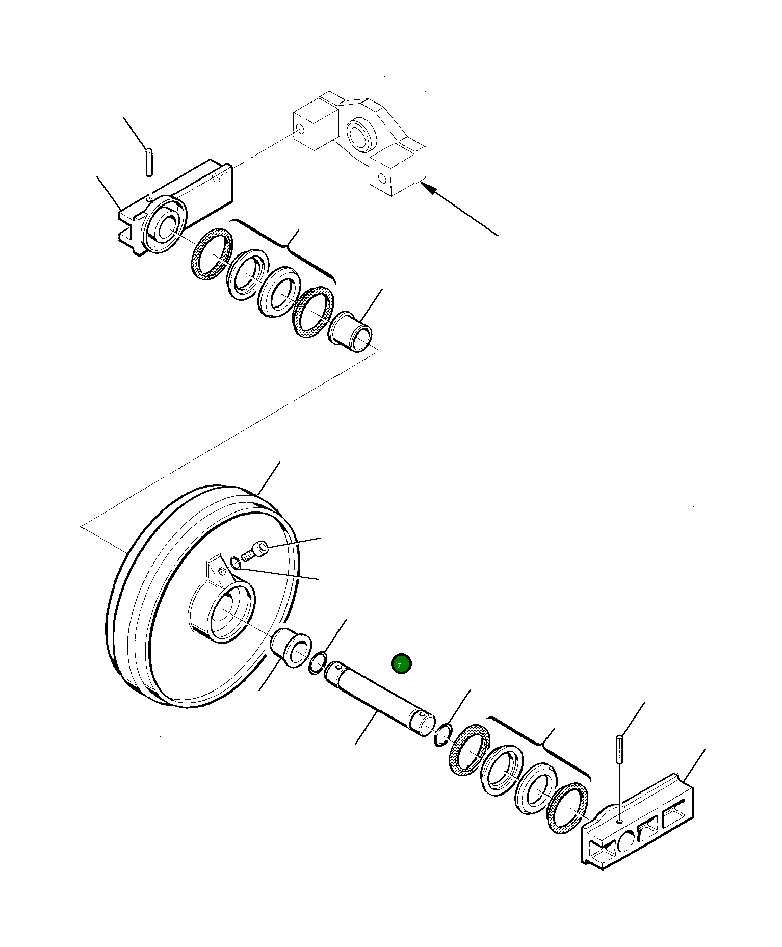 Кольцо уплотнительное (O-Ring) 22E-30-11270 Komatsu