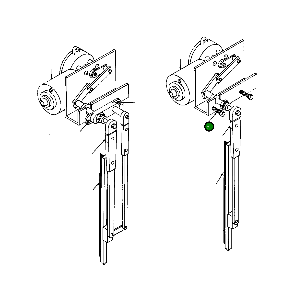 Болт 76 243 Komatsu