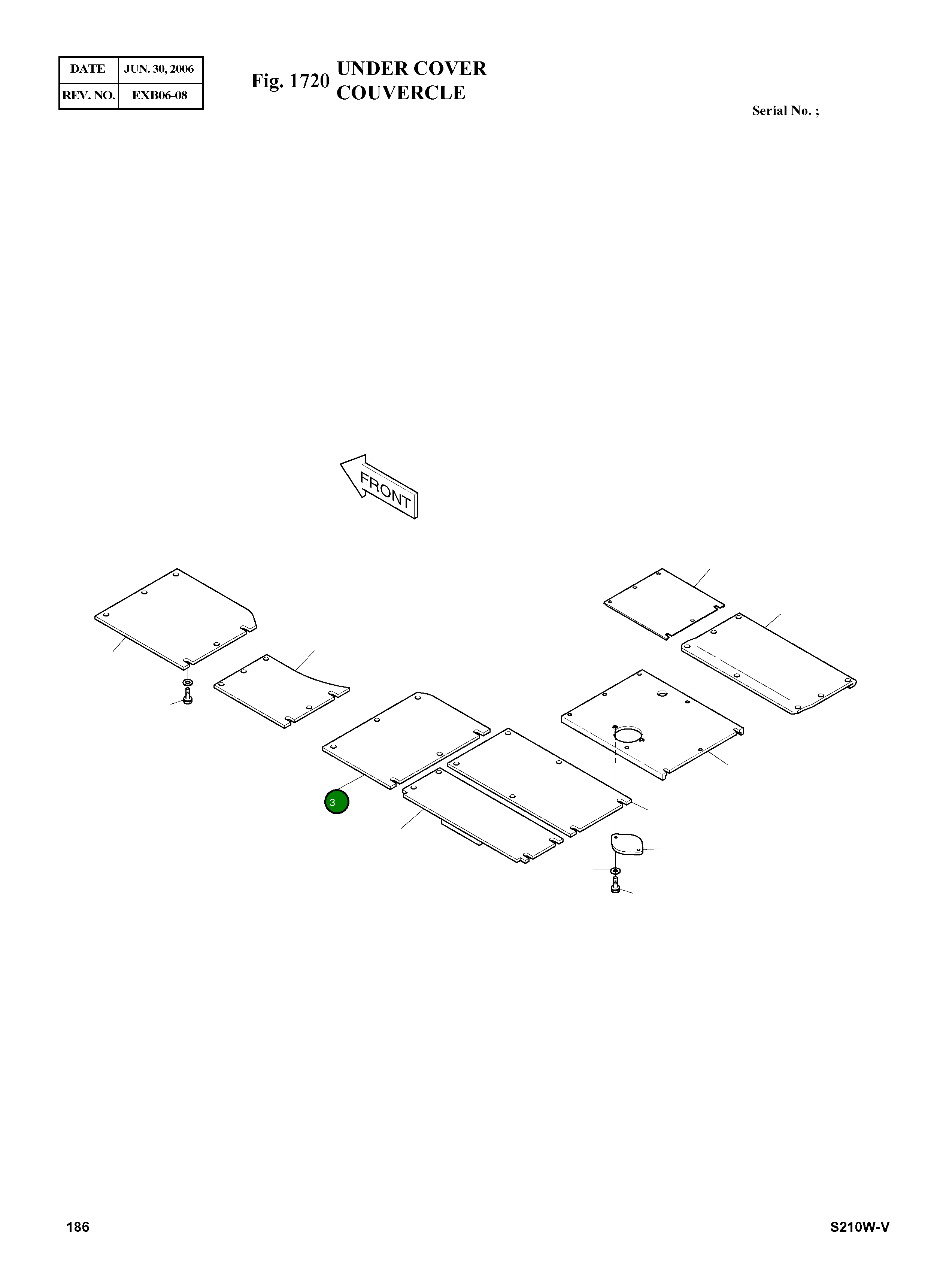 Крышка 621-02061 Komatsu