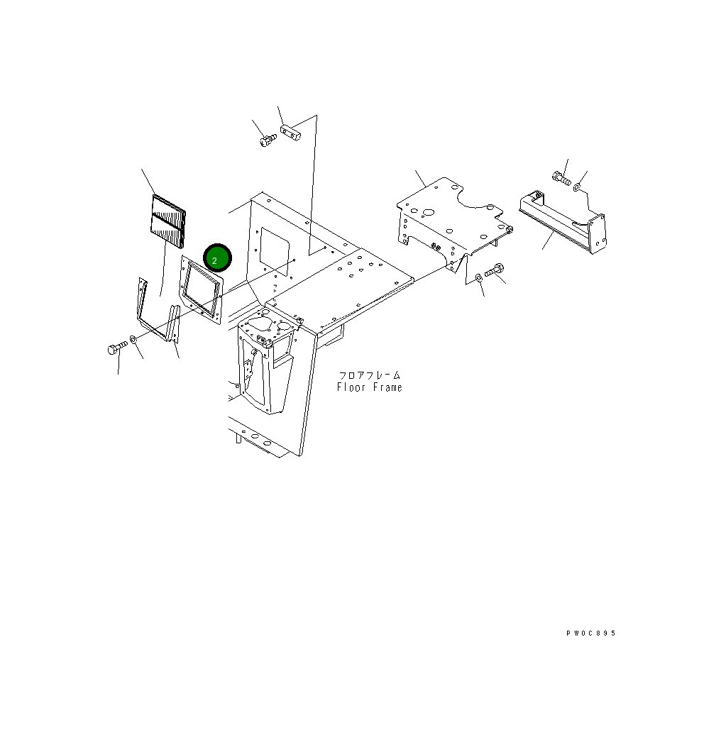 Крышка 11Y-979-5240 Komatsu