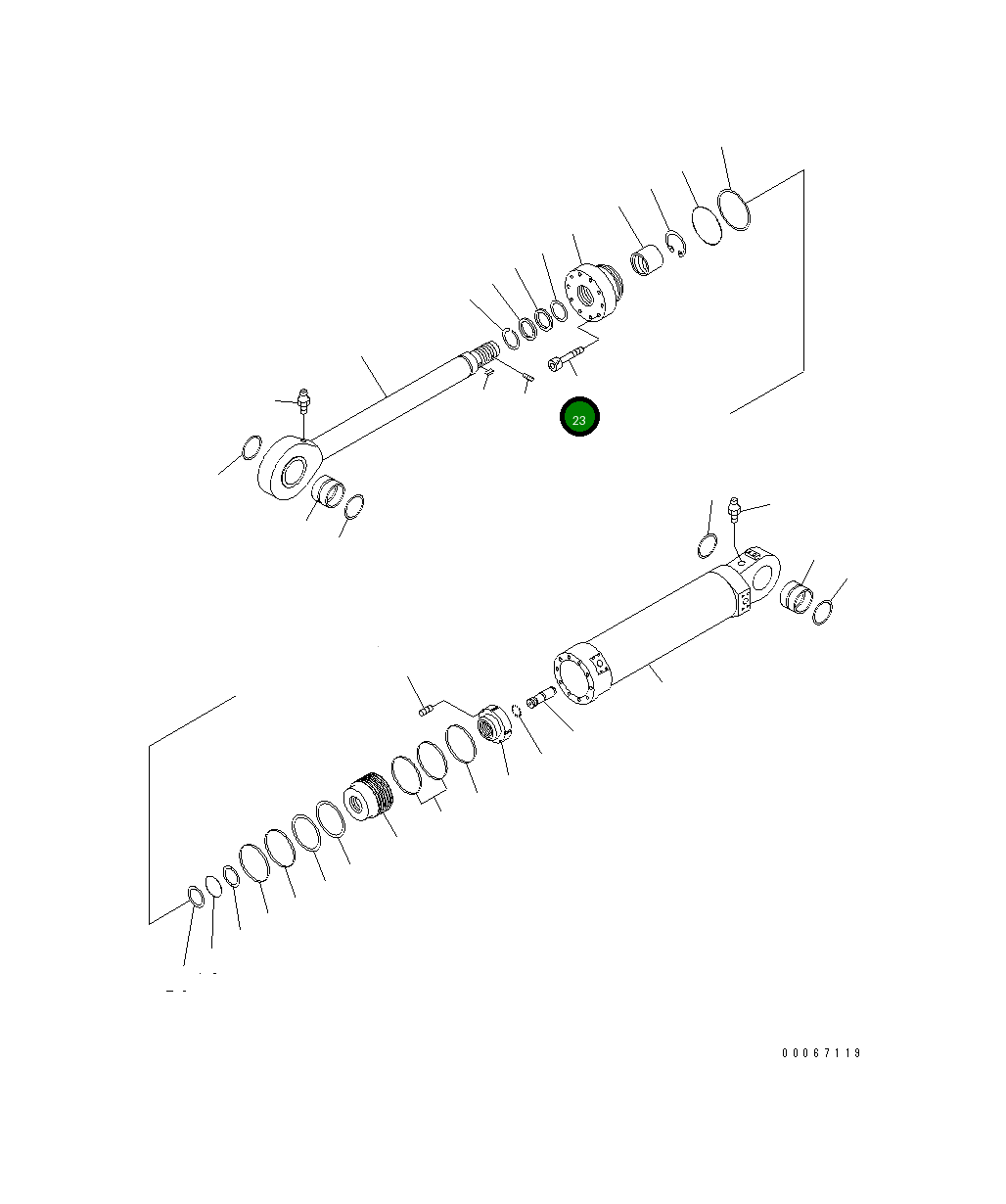 Болт DM50708598 Komatsu