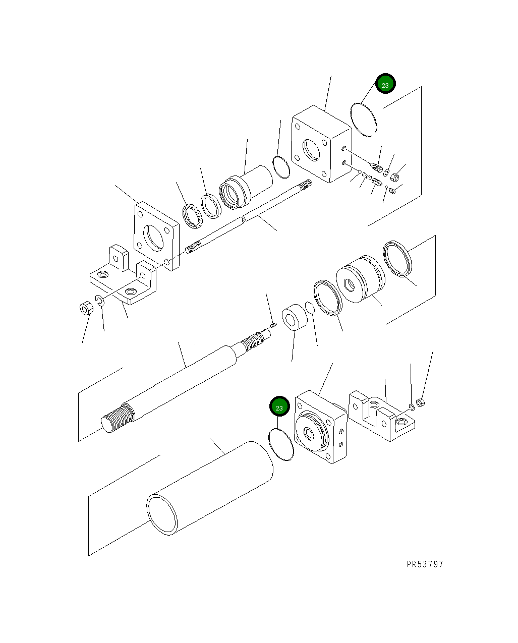 Кольцо уплотнительное (O-Ring) 234-977-4341 Komatsu