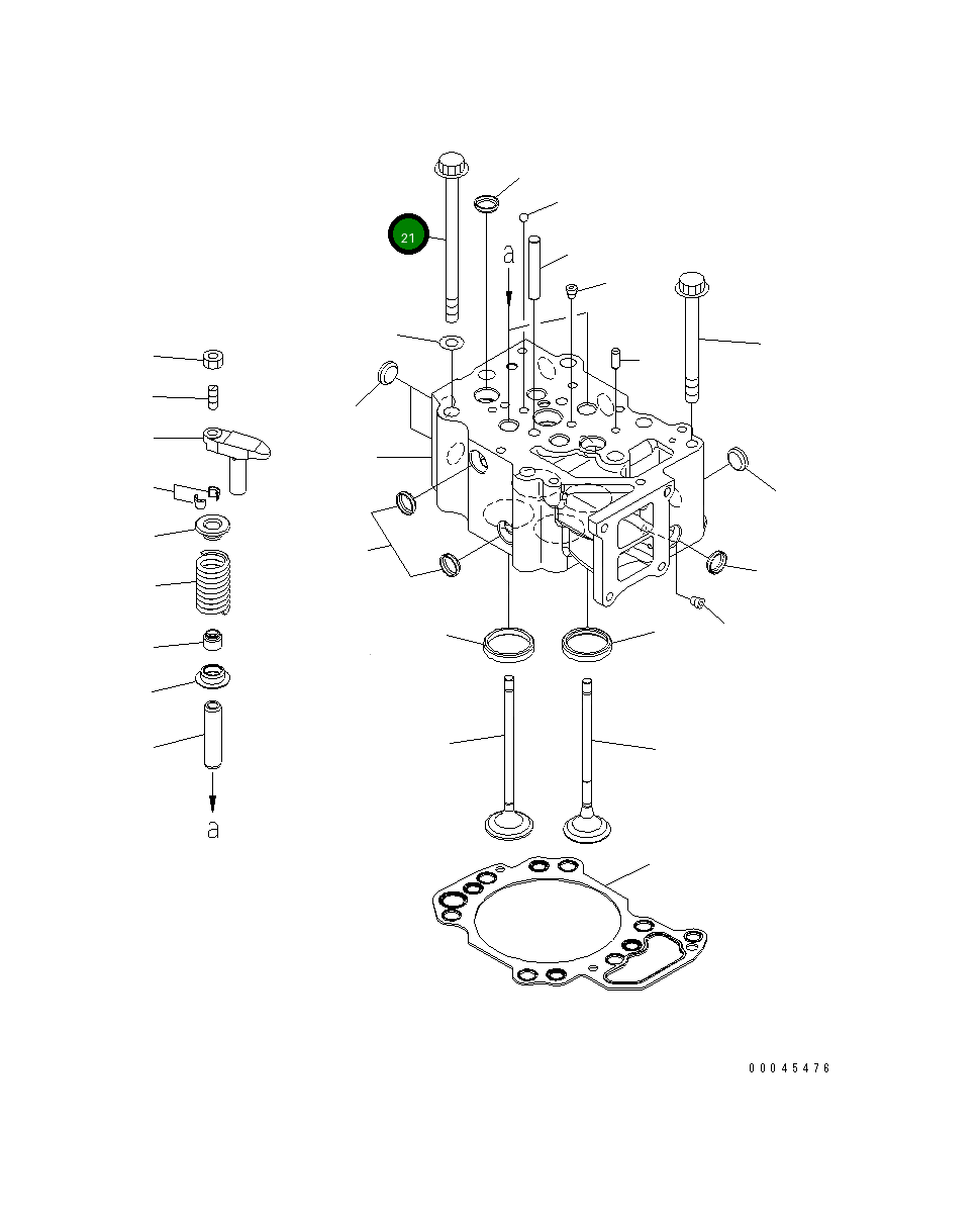 Болт 6150-11-1620 Komatsu