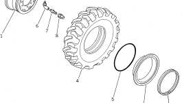 Кольцо уплотнительное (O-Ring) 234-30-21230 Komatsu