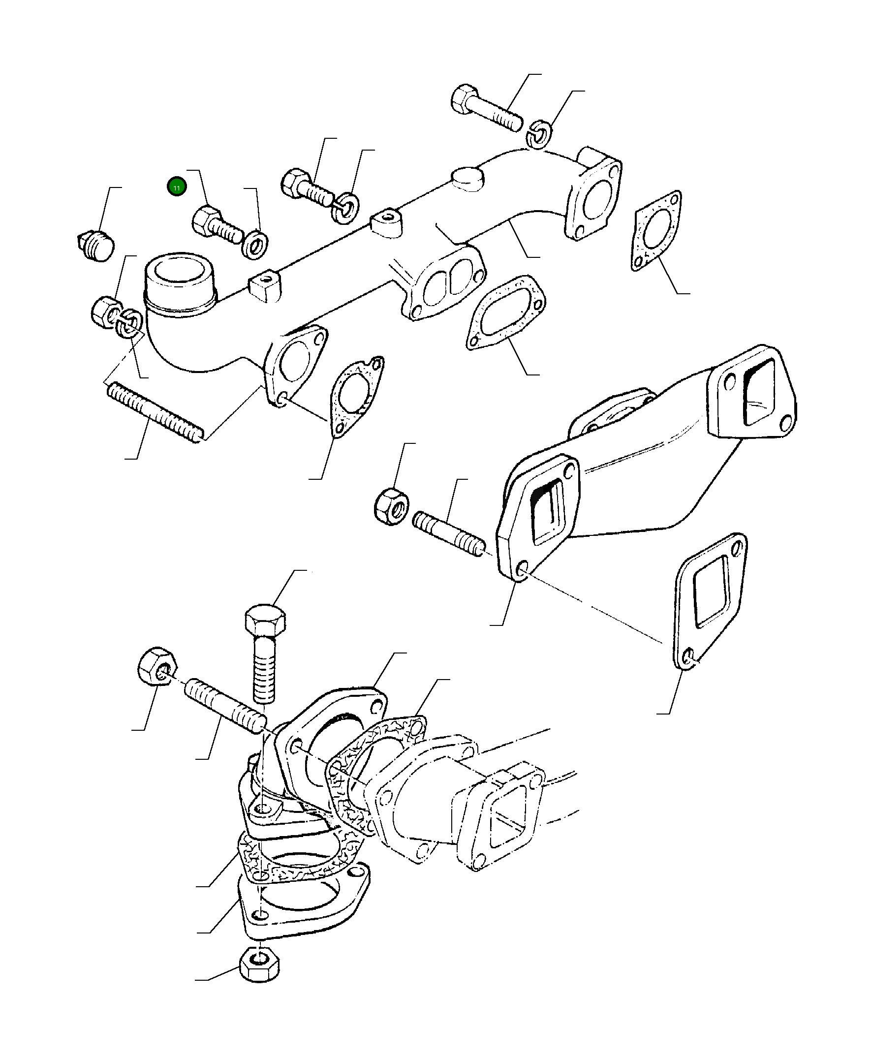 Болт PK0746451  Komatsu