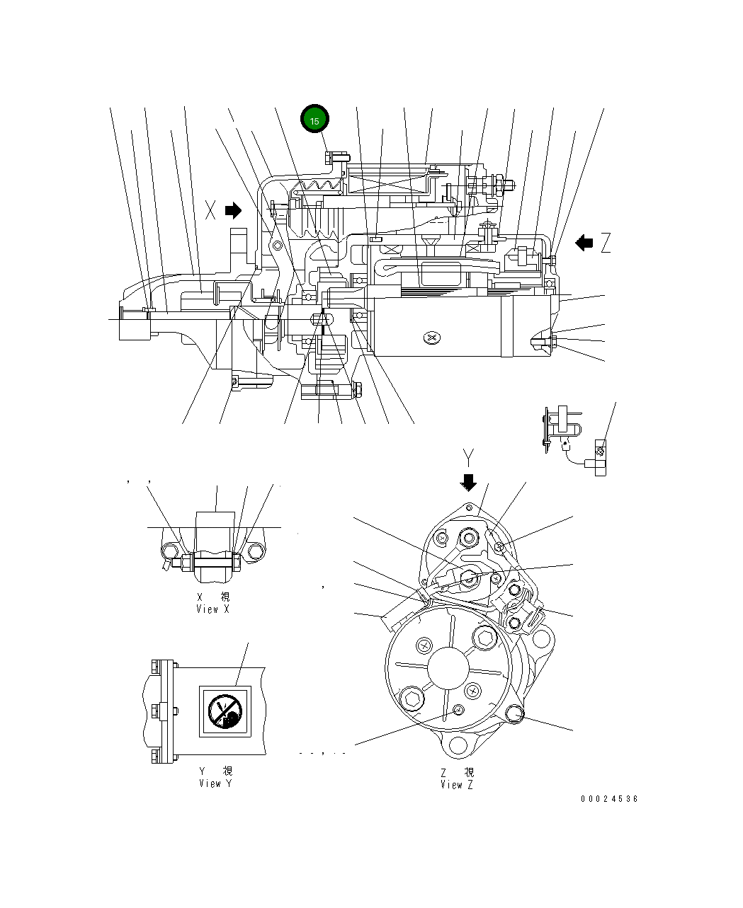 Болт KD0-0270-06202 Komatsu