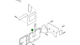 Крышка 2621-3701C Komatsu