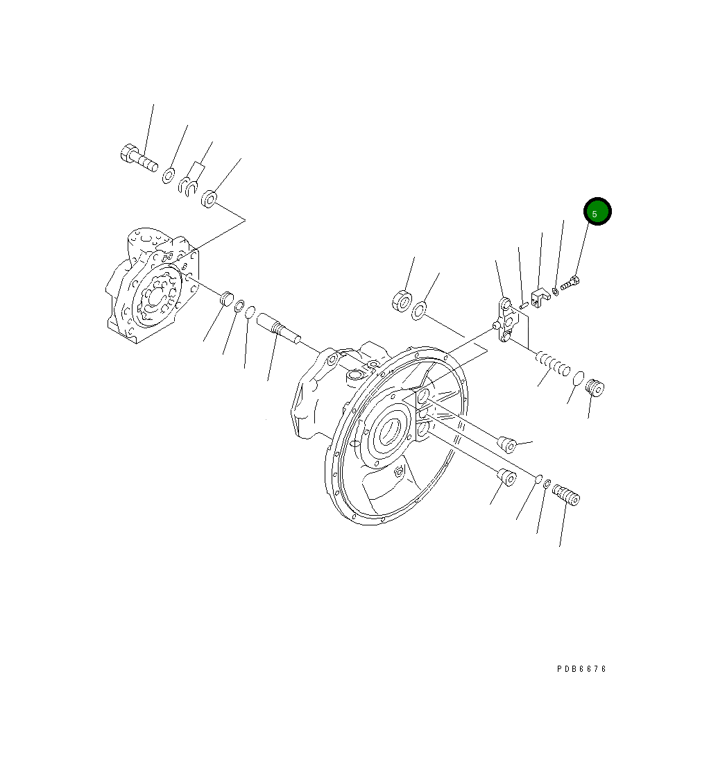 Болт 01010-80620 Komatsu