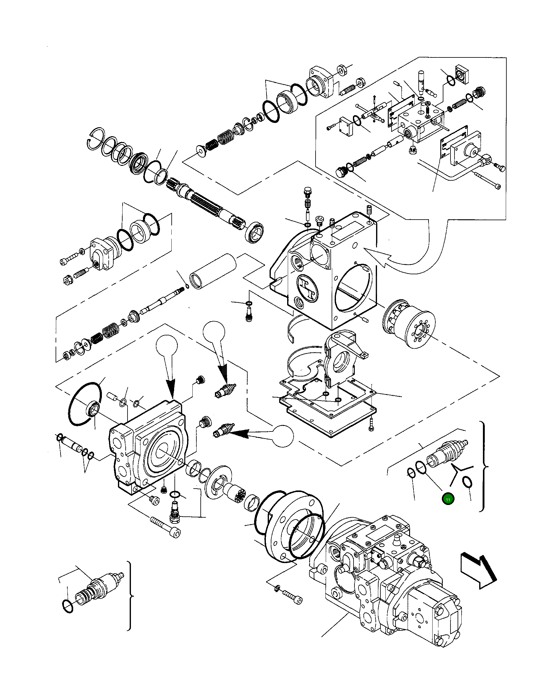 Кольцо уплотнительное (O-Ring) 840225121 Komatsu
