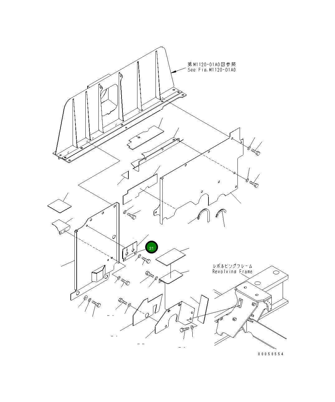 Крышка 209-54-43580 Komatsu