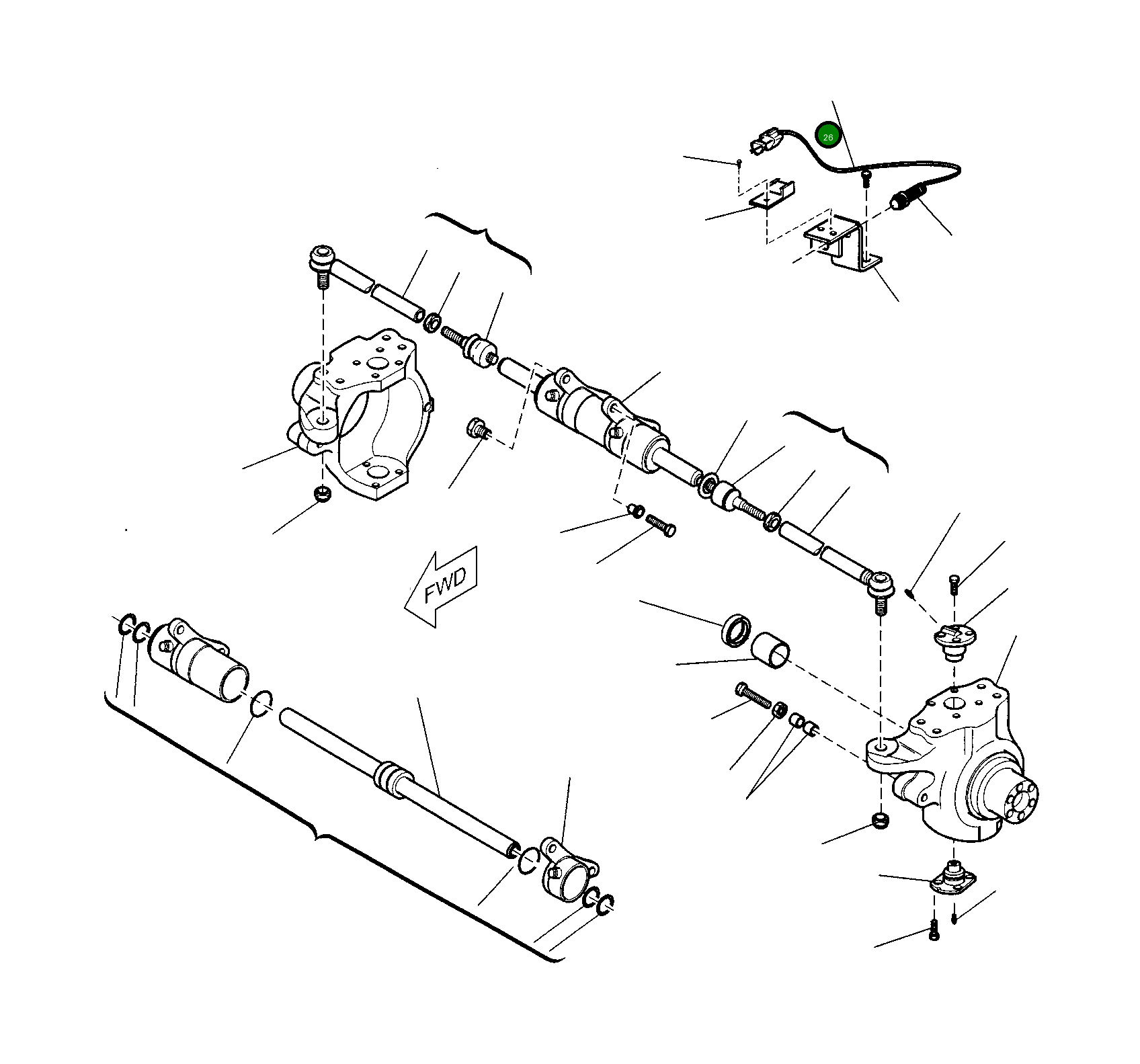 Болт CA0020778 Komatsu