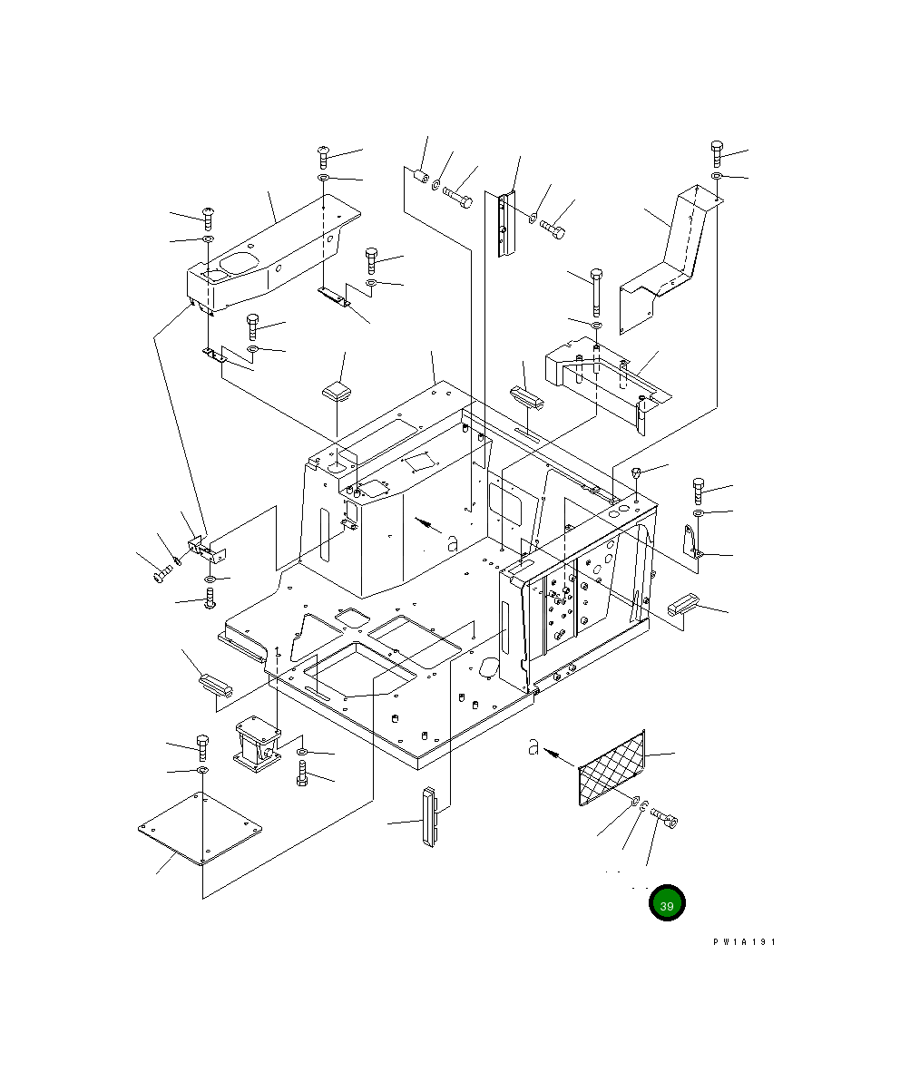 Болт 01252-70420 Komatsu