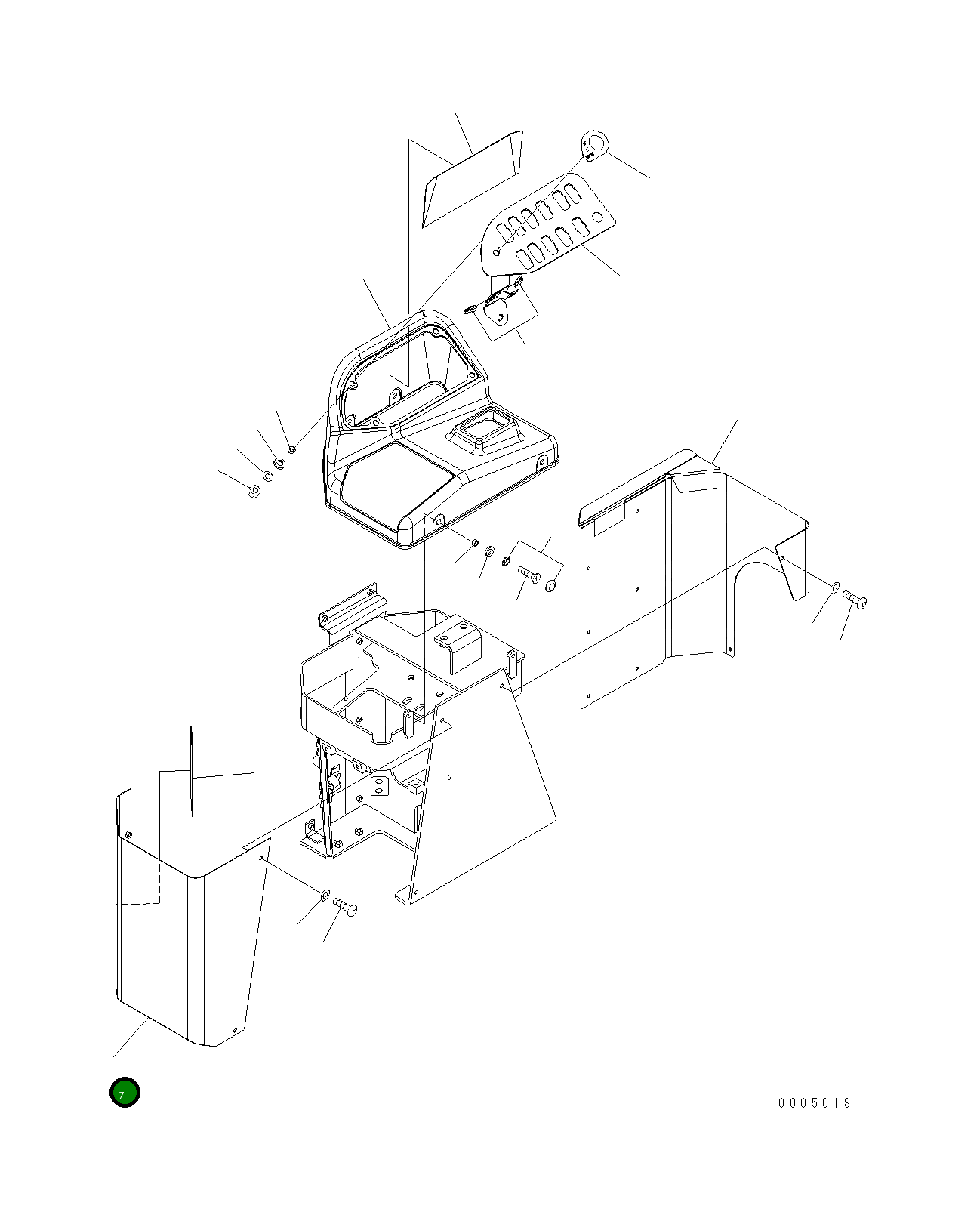 Крышка 421-43-48160 Komatsu