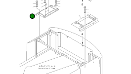 Крышка 203-54-61413 Komatsu