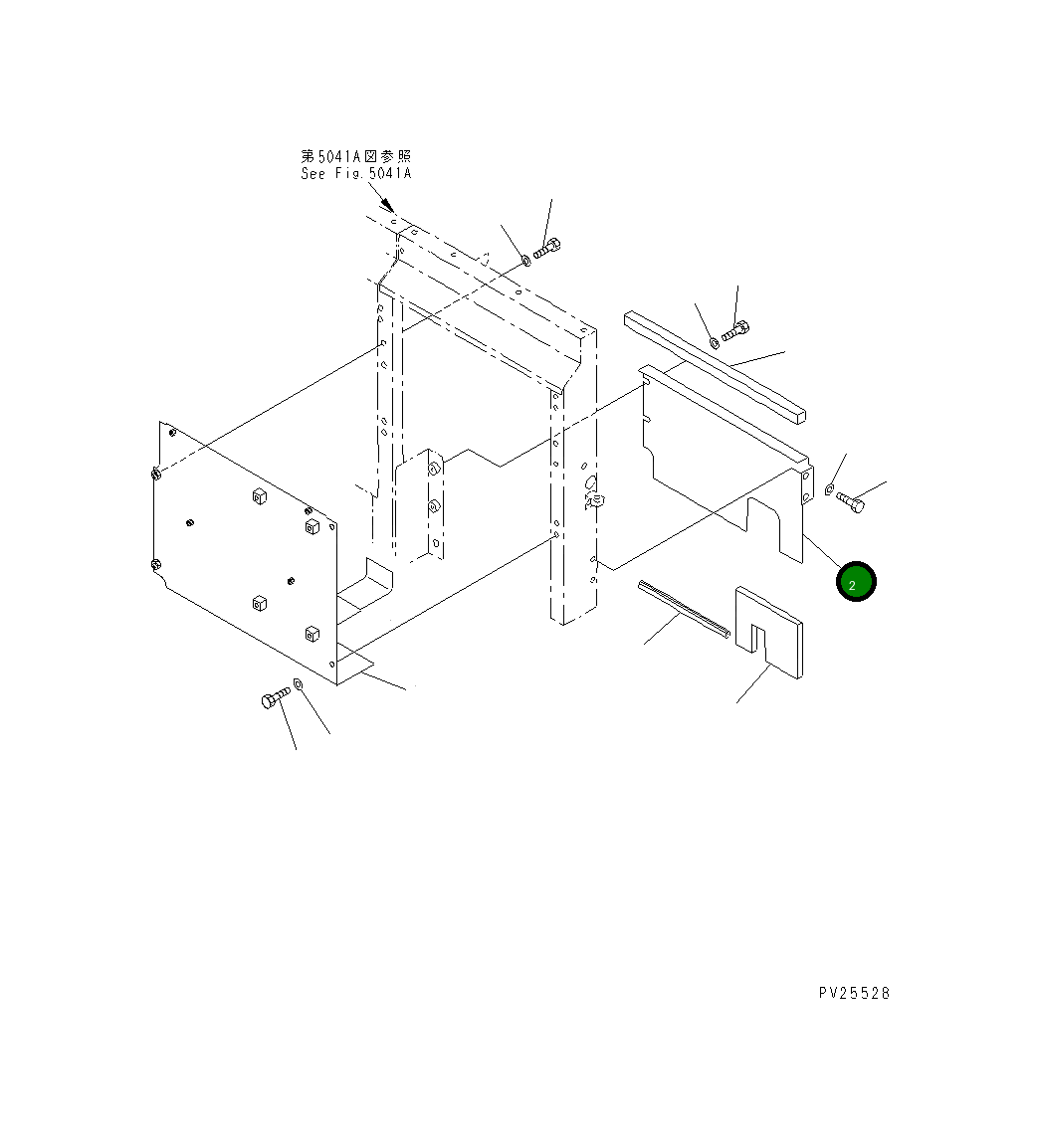 Крышка 201-54-75510 Komatsu
