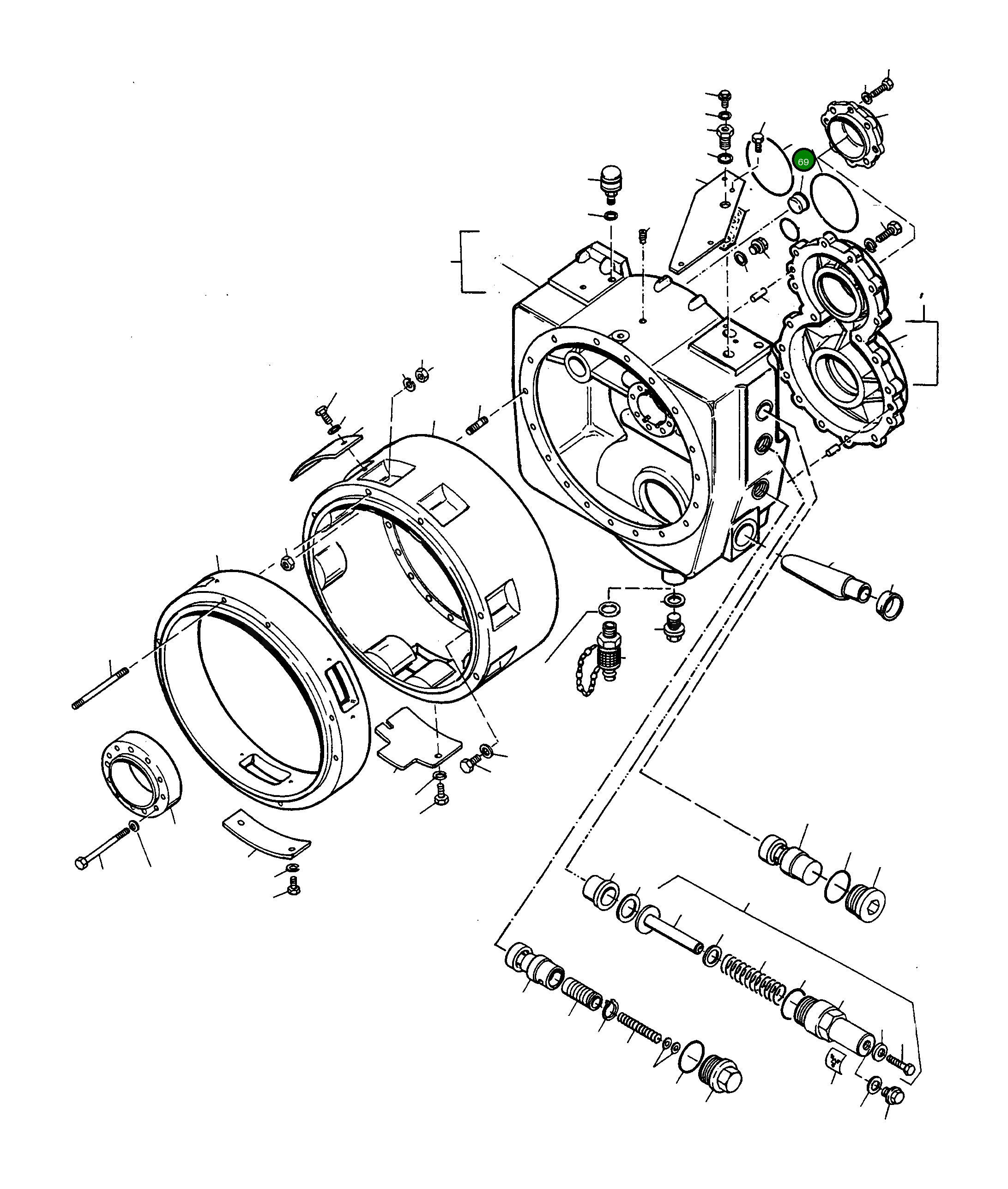 Кольцо уплотнительное (O-Ring) 1444812X1  Komatsu
