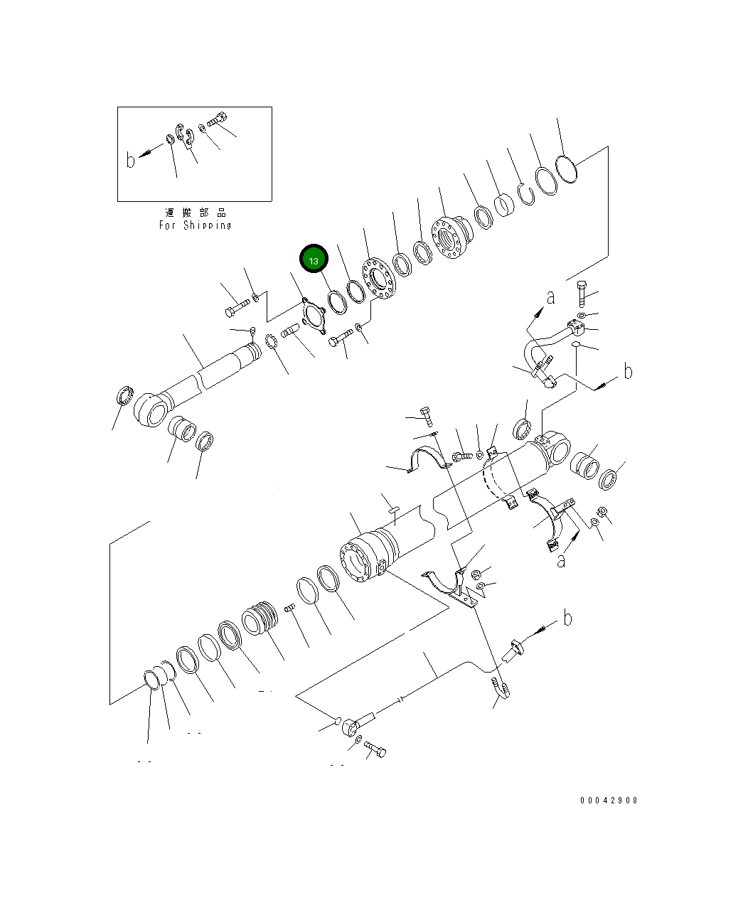 Кольцо 707-88-36621 Komatsu